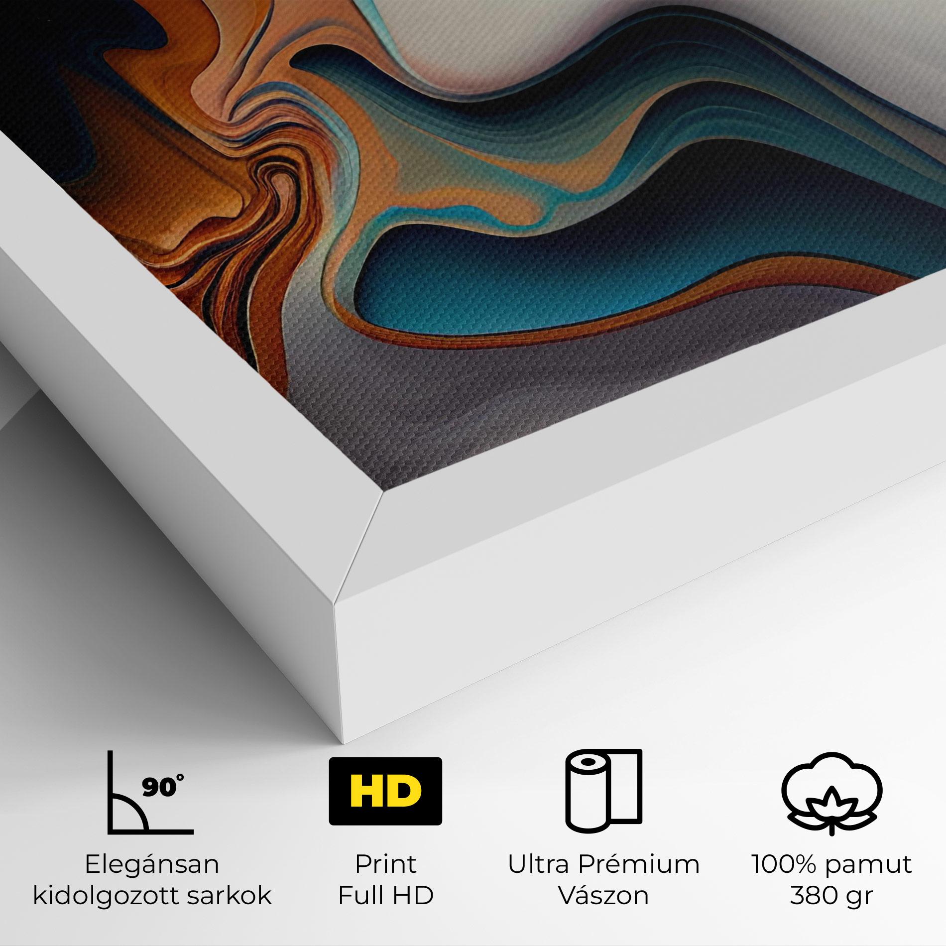 Vászonkép Mixed Colors Marble mockup 4