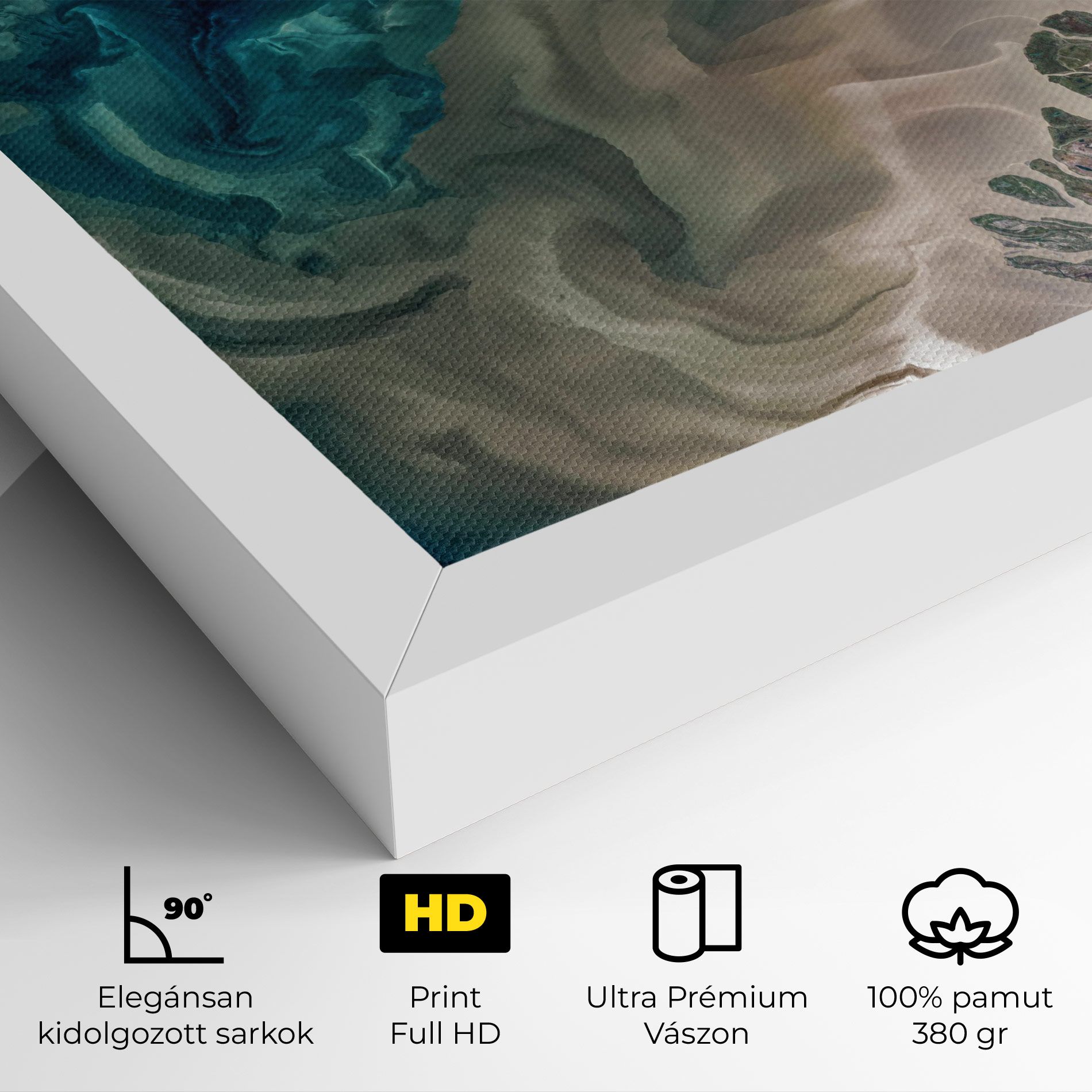 Ocean Blue Marble mockup 4