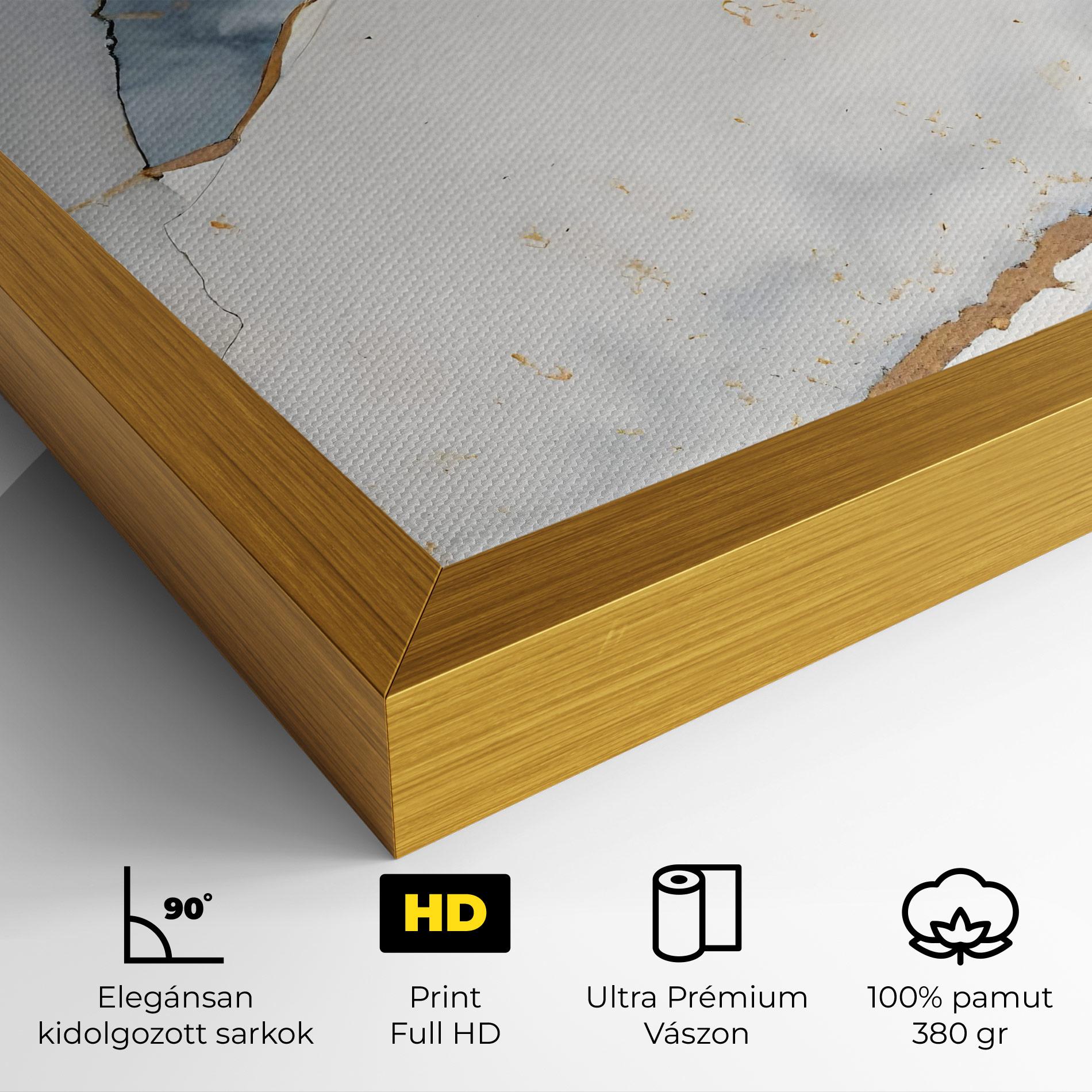 Vászonkép Blue Watercolor mockup 4