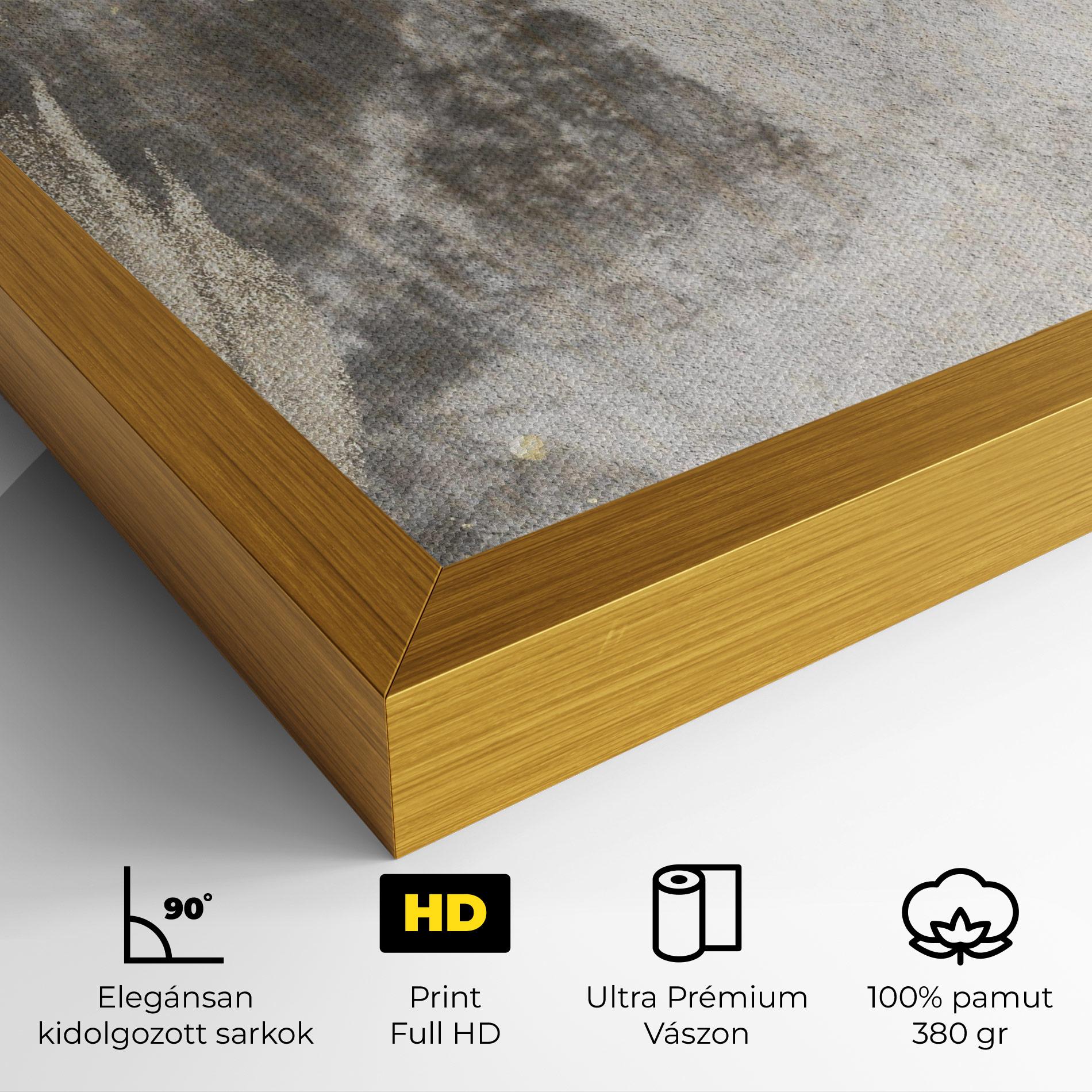 Vászonkép Light Cream Marble mockup 4