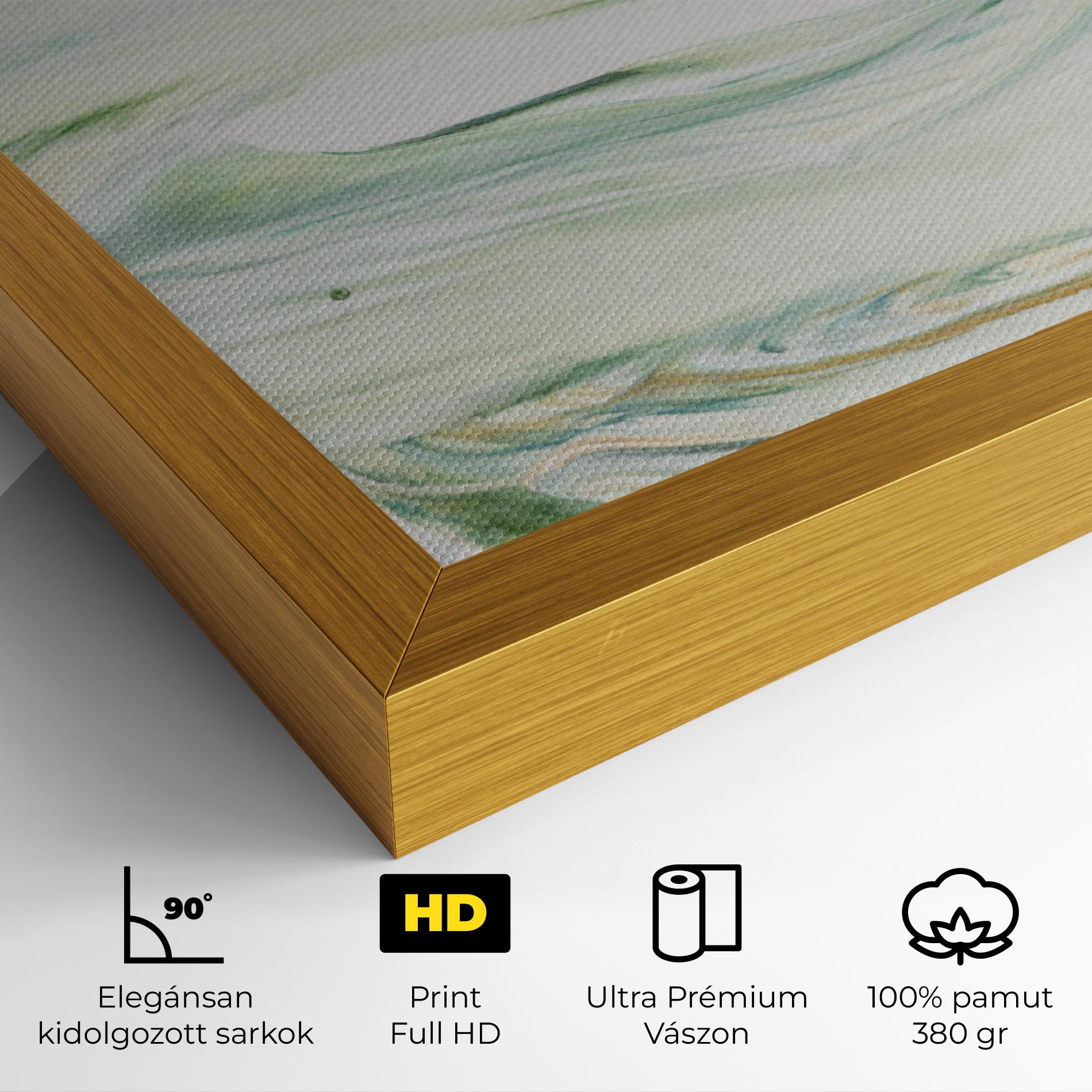 Vászonkép Light Green Painting mockup 4