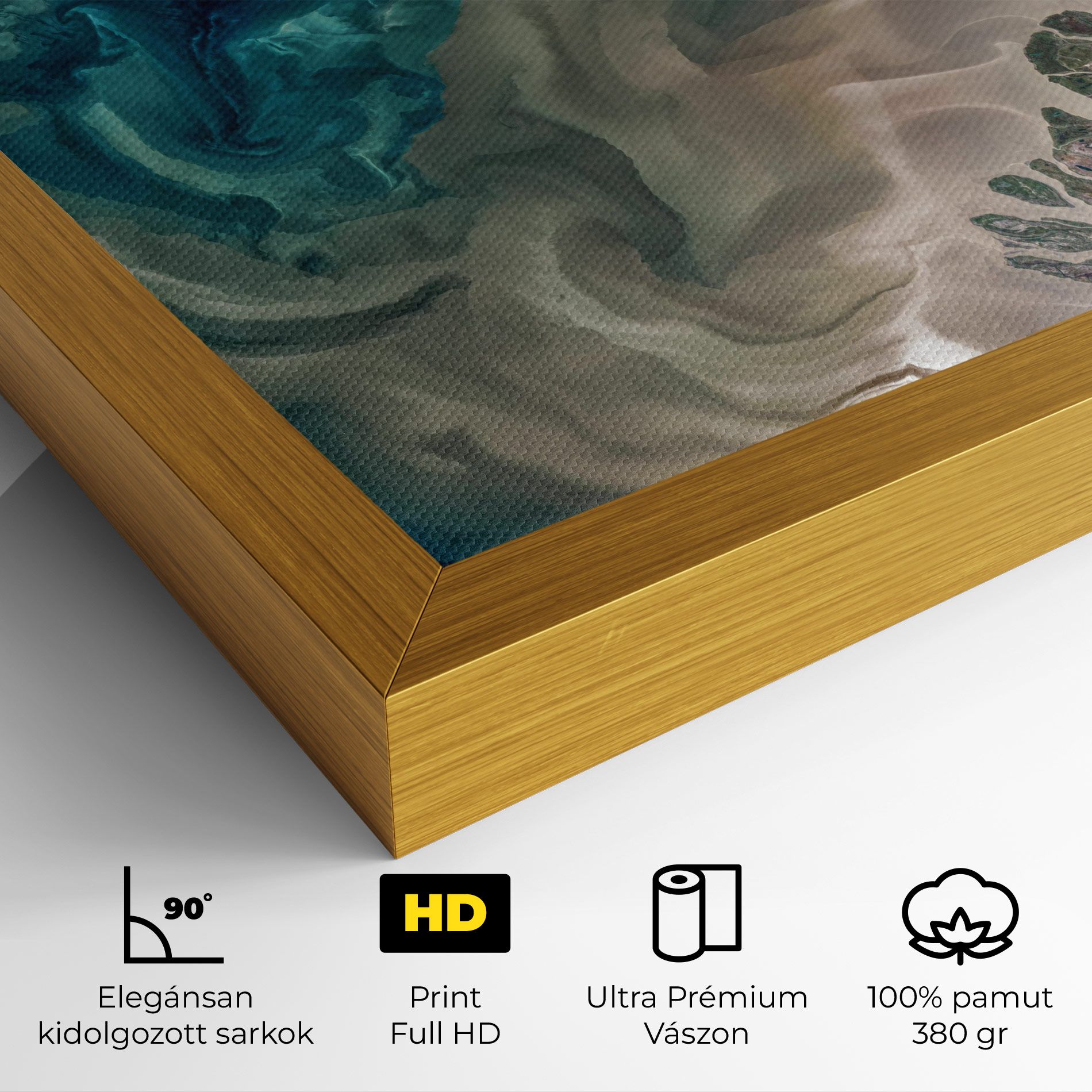 Ocean Blue Marble mockup 4