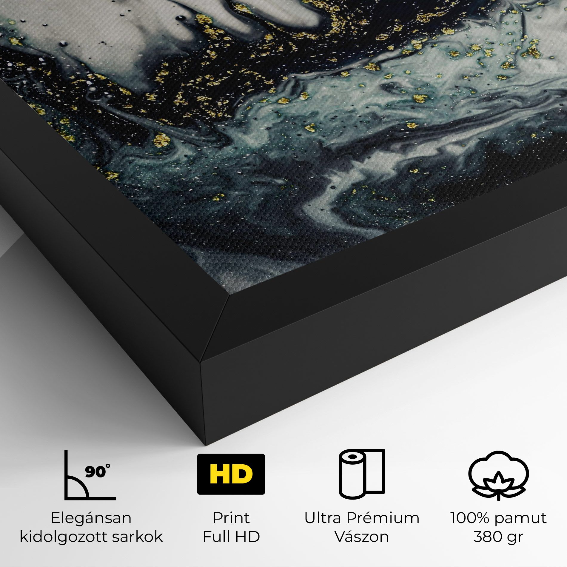 Abstract Black mockup 4