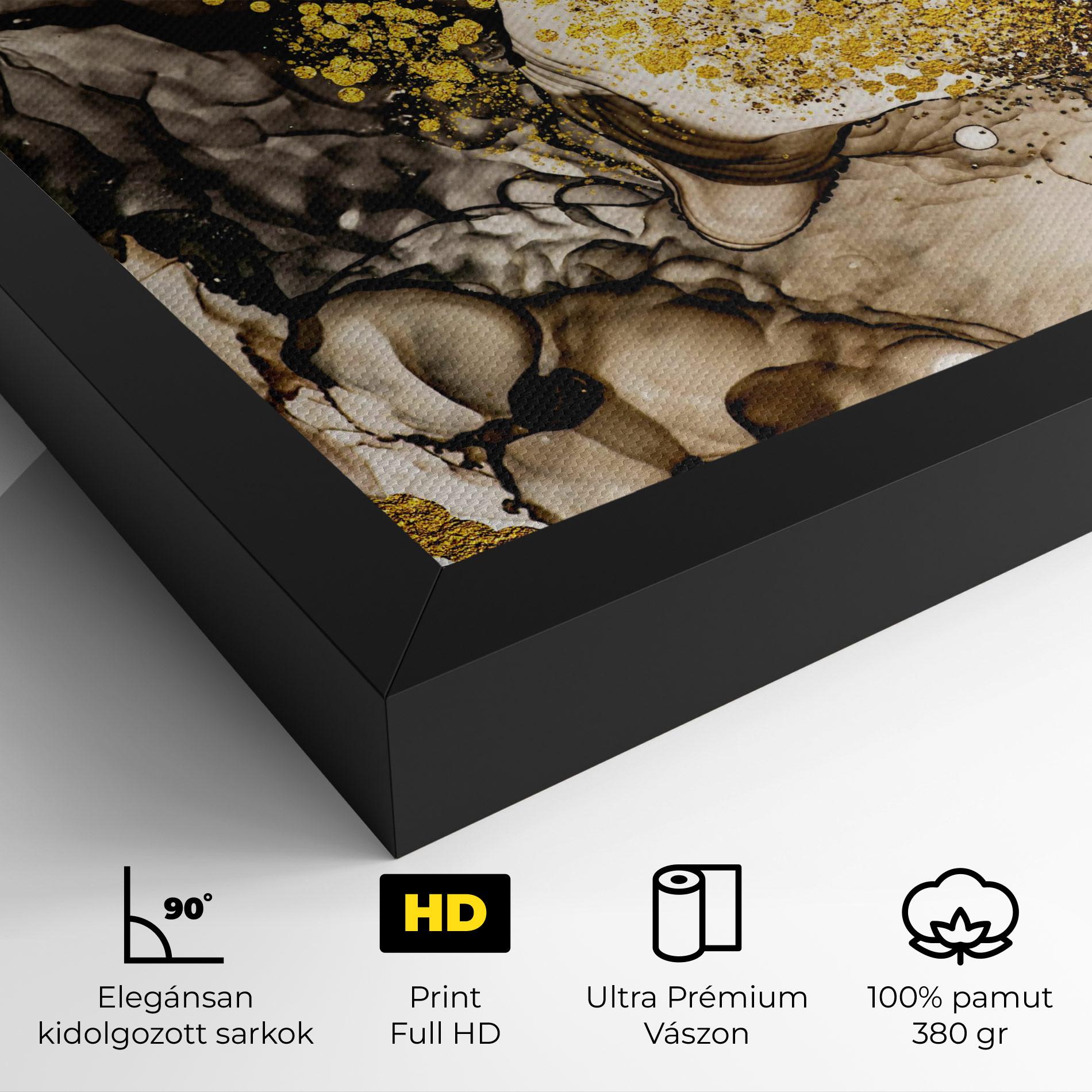 Vászonkép Golden Sand mockup 4
