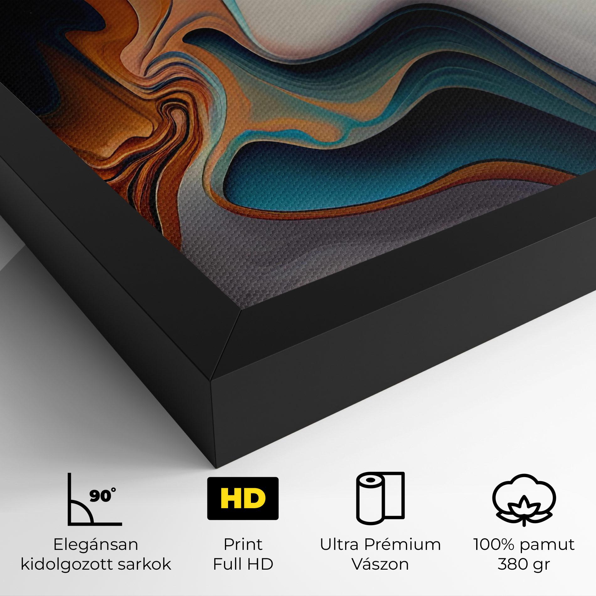Vászonkép Mixed Colors Marble mockup 4