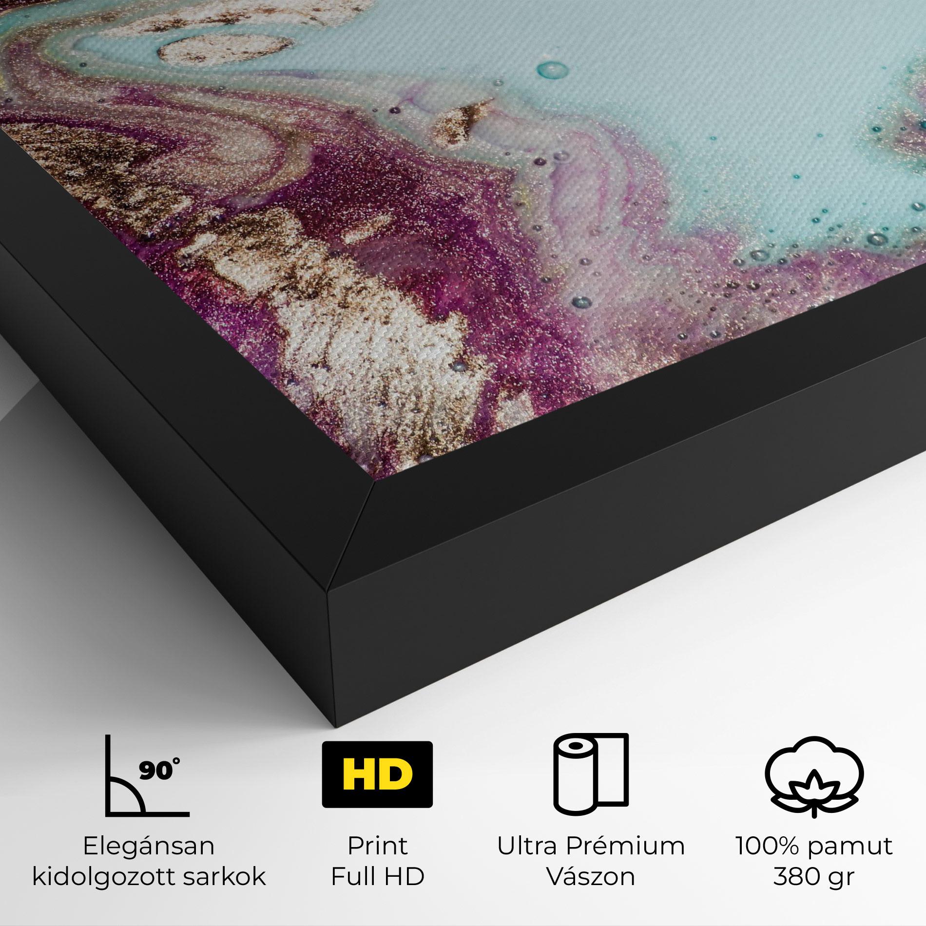Vászonkép Pink Marble Shades mockup 4