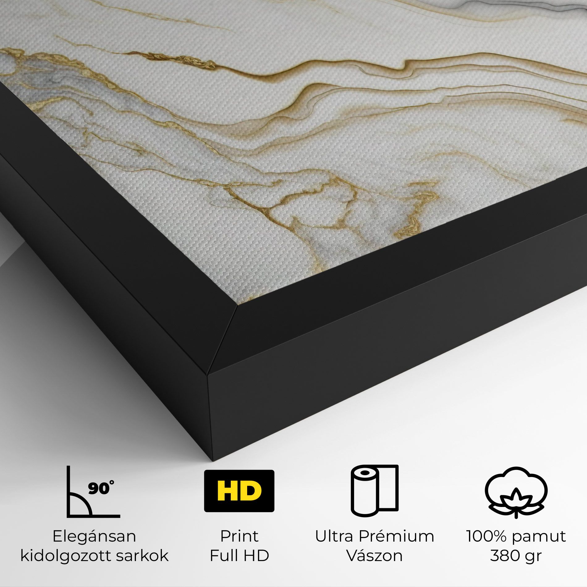 White Golden Marble mockup 4