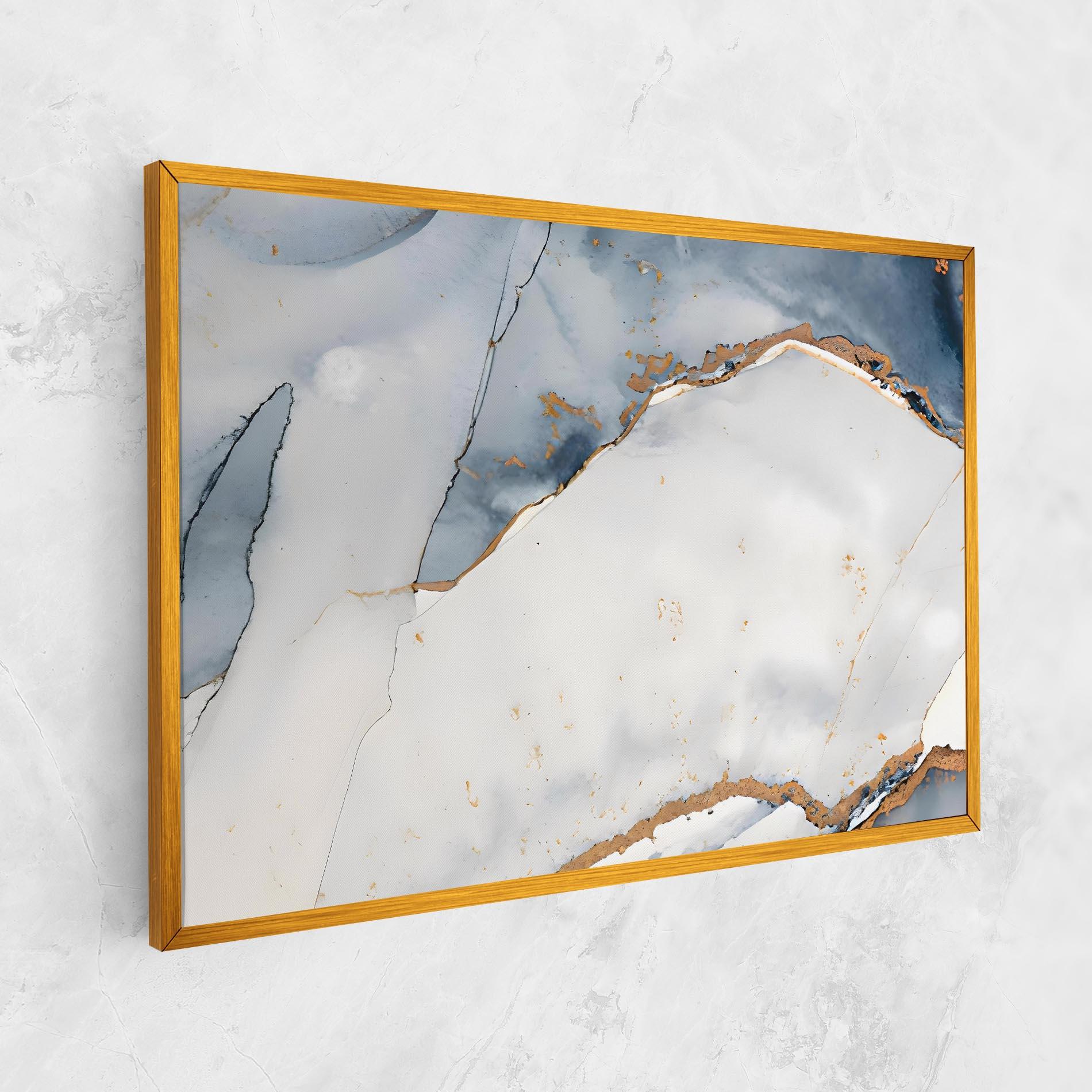 Vászonkép Blue Watercolor mockup 1