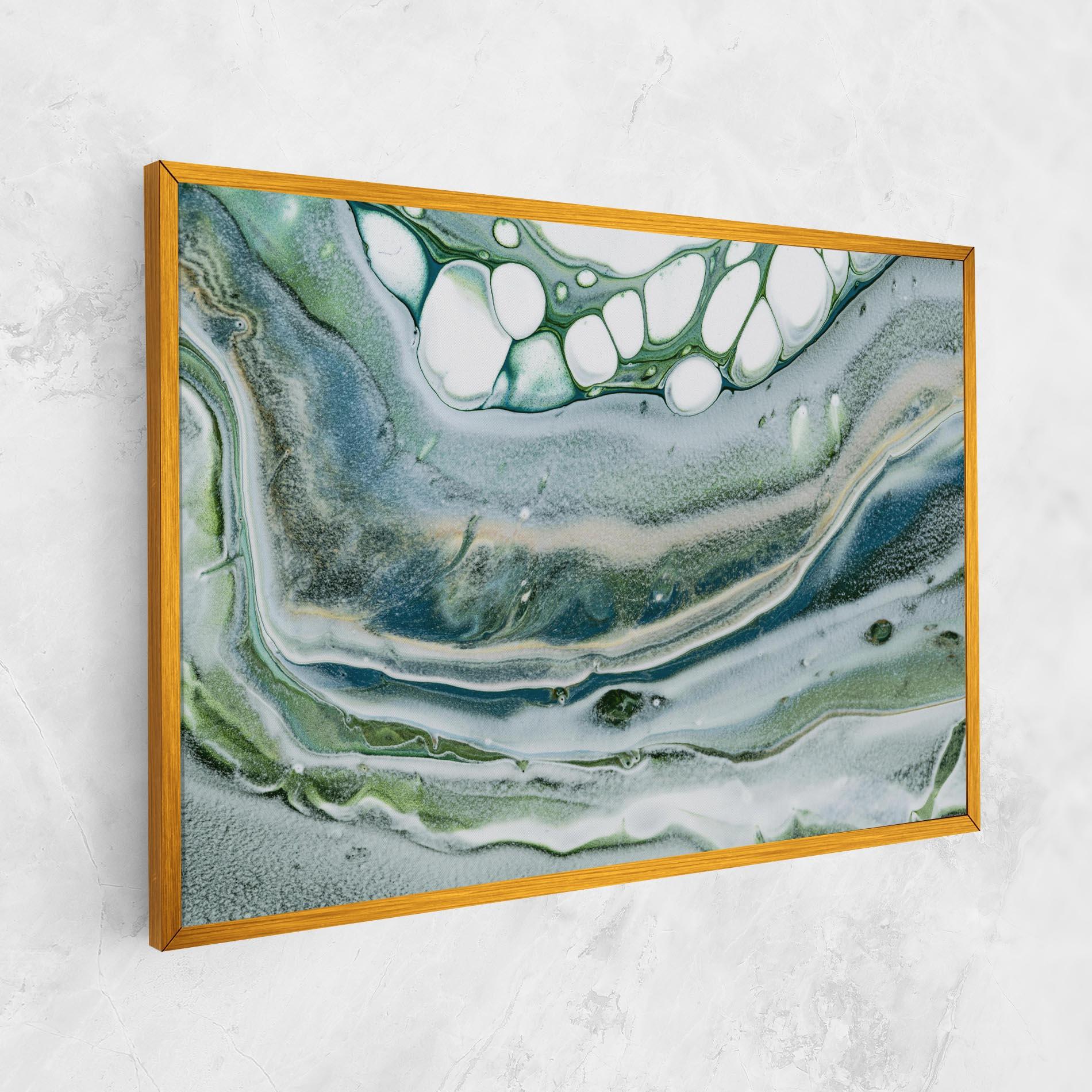 Vászonkép Dark Green Liquid mockup 1