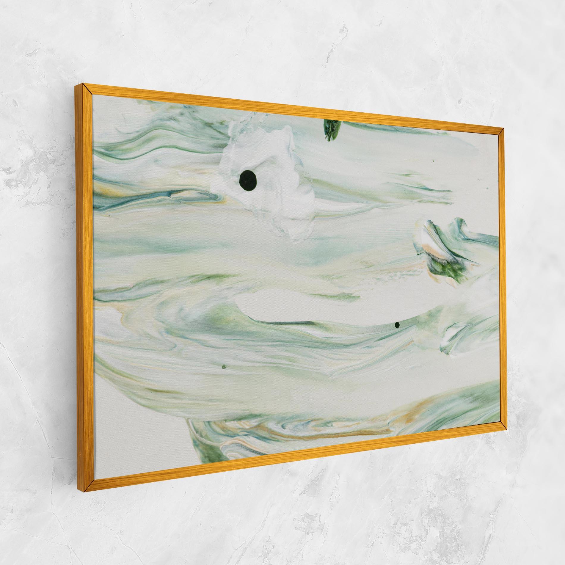 Vászonkép Light Green Painting mockup 1