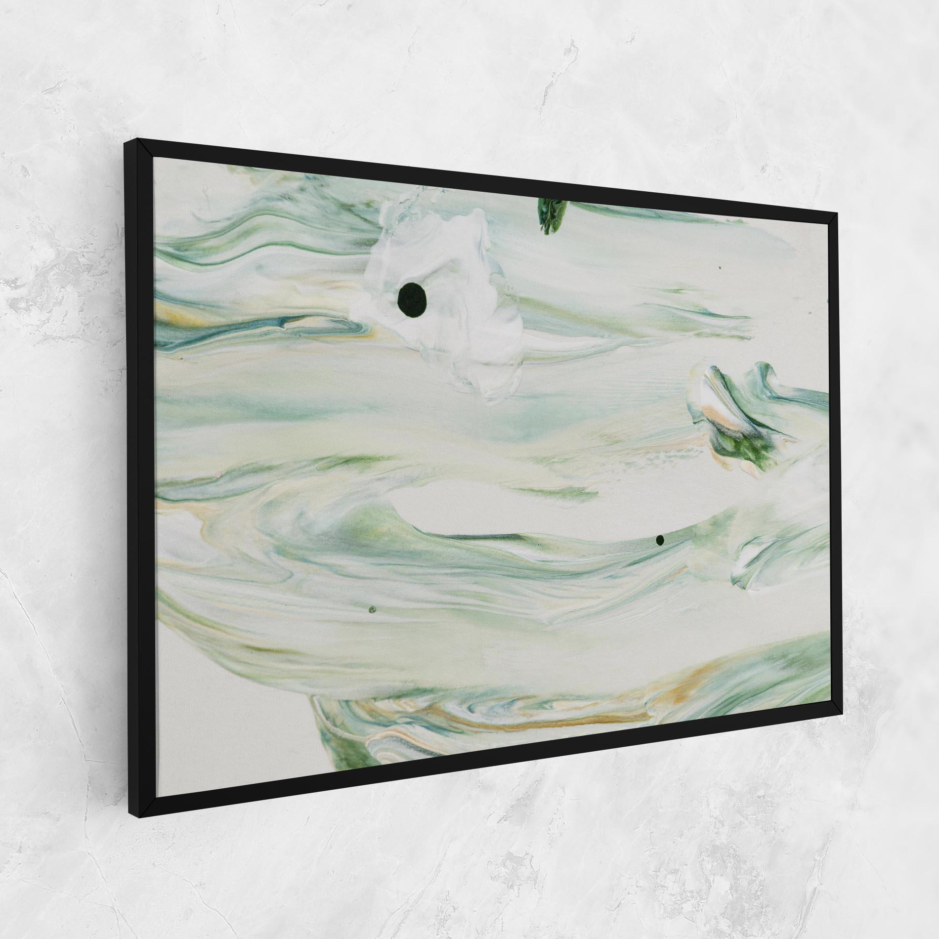 Vászonkép Light Green Painting mockup 1