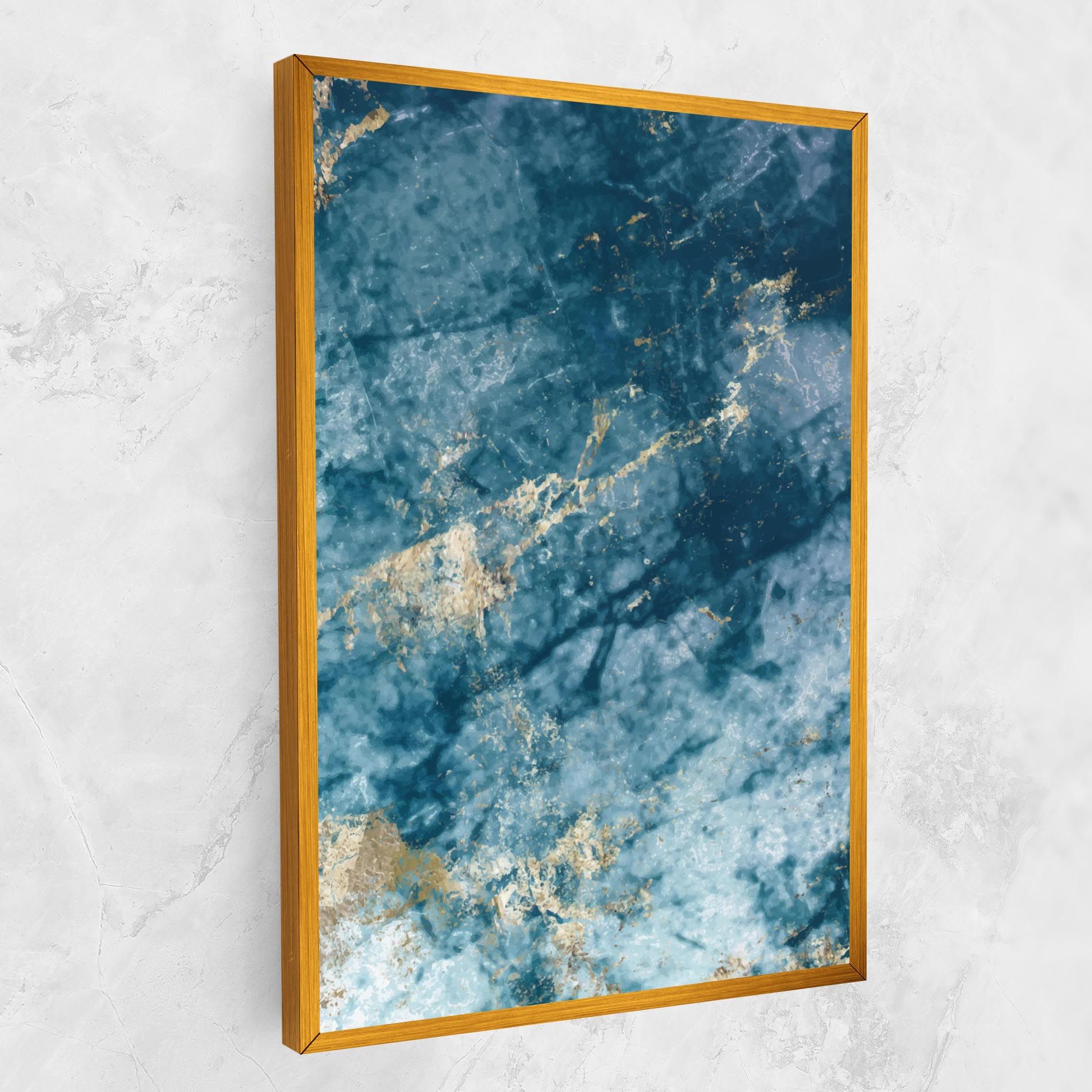 Blue Water Marble mockup 1