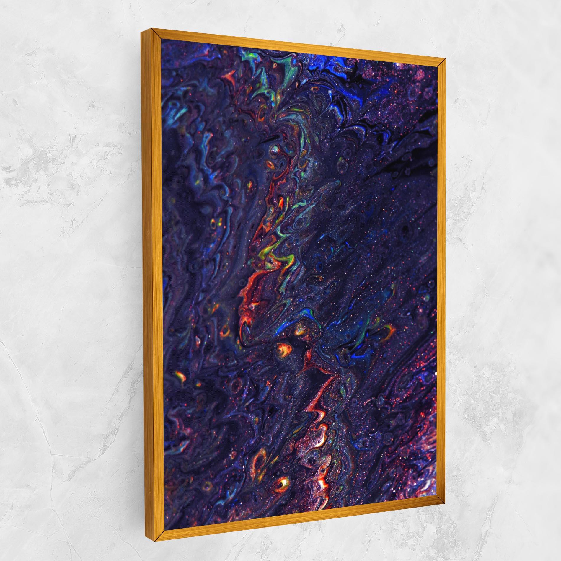 Vászonkép Dark Purple Texture mockup 1