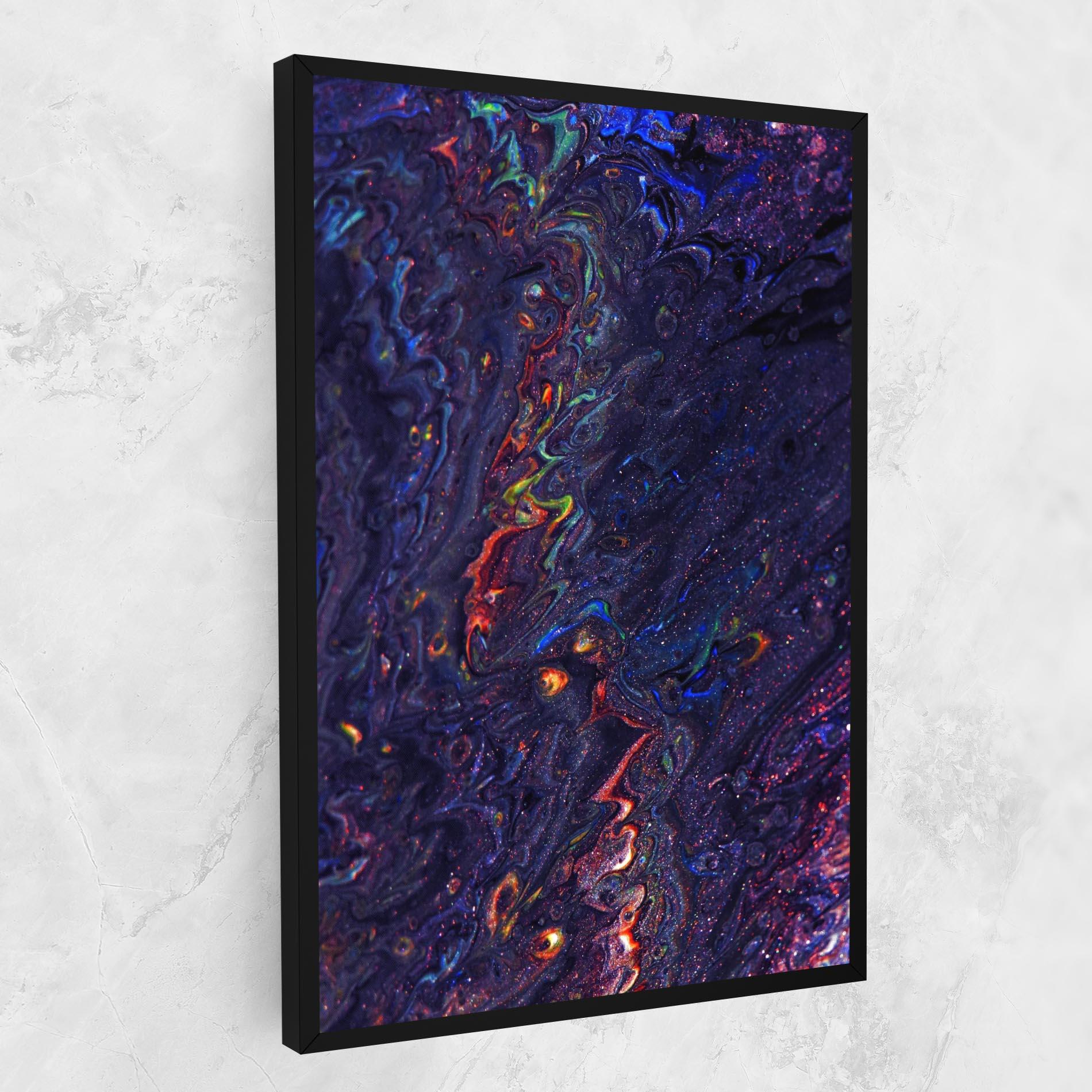 Vászonkép Dark Purple Texture mockup 1