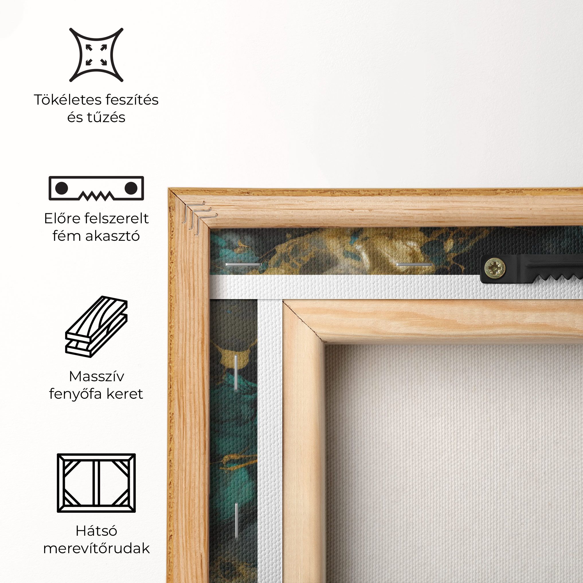 Dark Green Golden Marble mockup 5