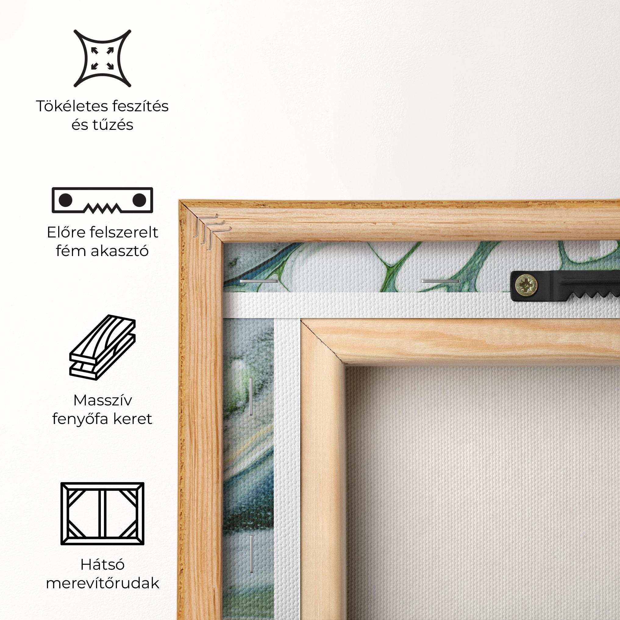 Vászonkép Dark Green Liquid mockup 5