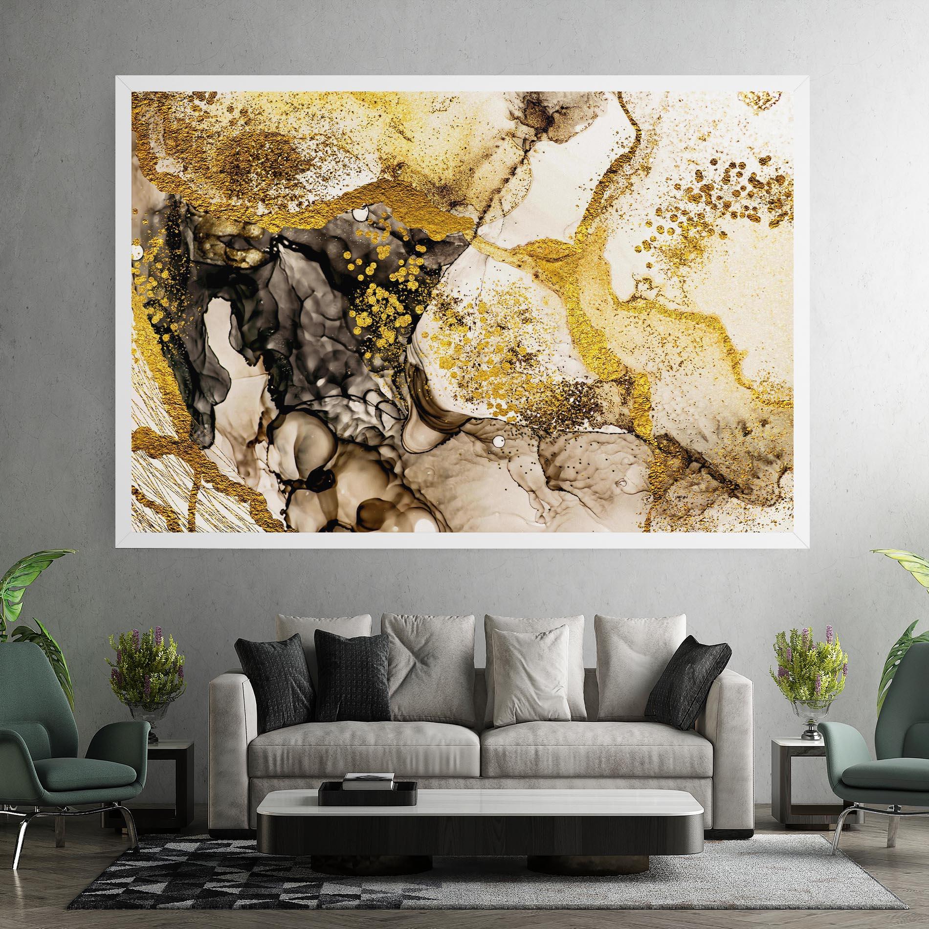 Vászonkép Golden Sand mockup 7