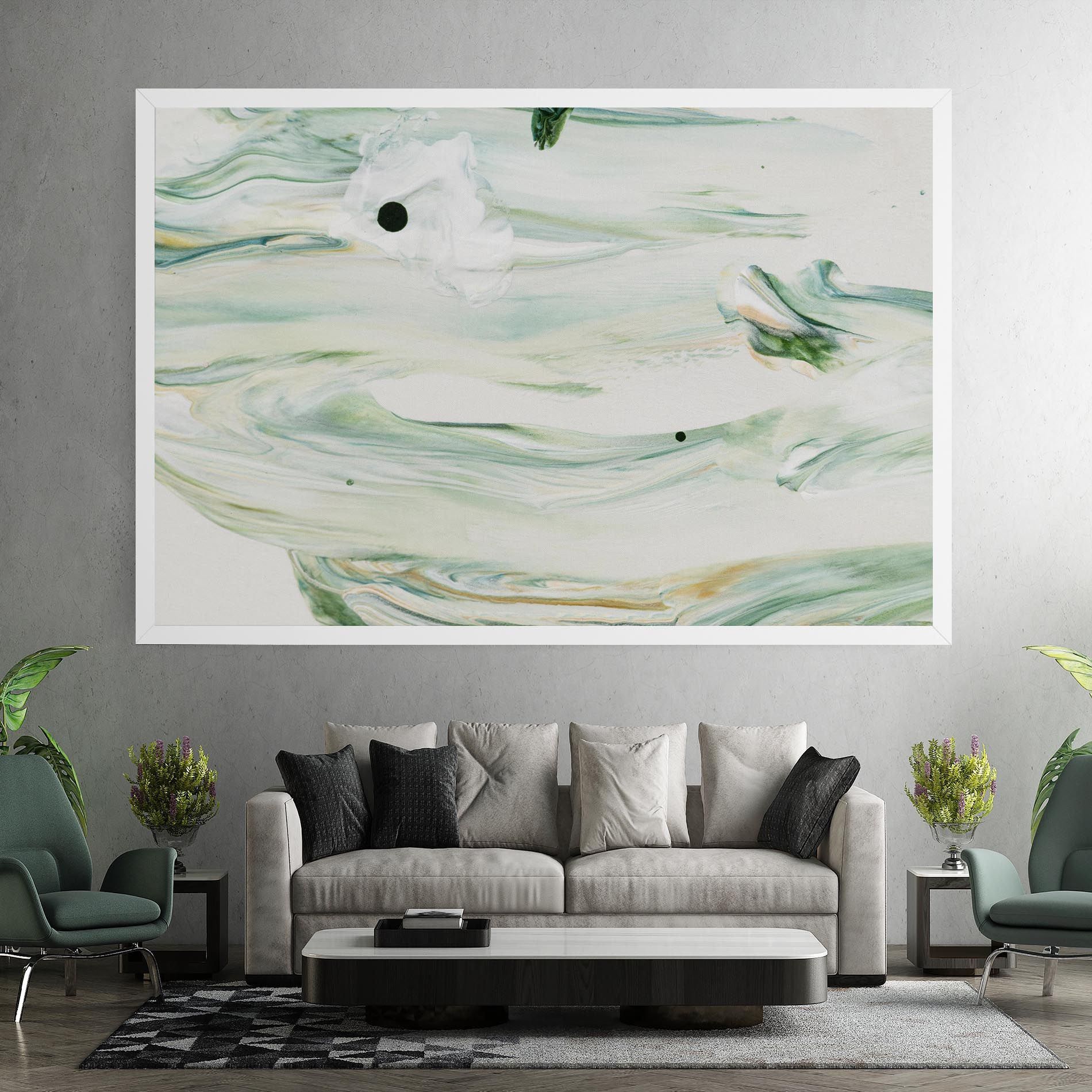 Light Green Painting mockup 7