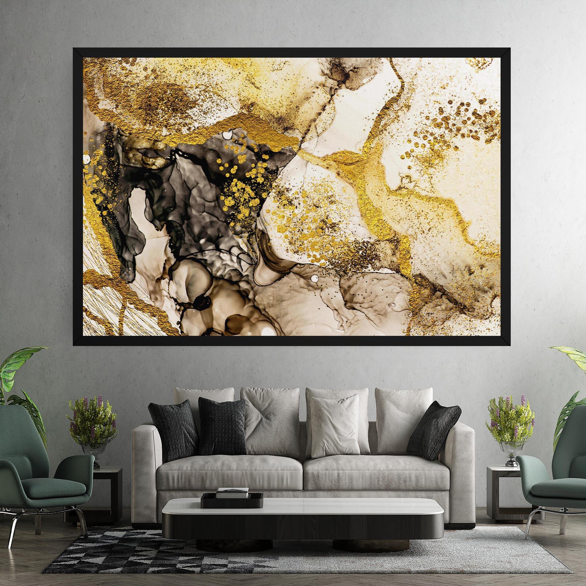 Vászonkép Golden Sand mockup 7