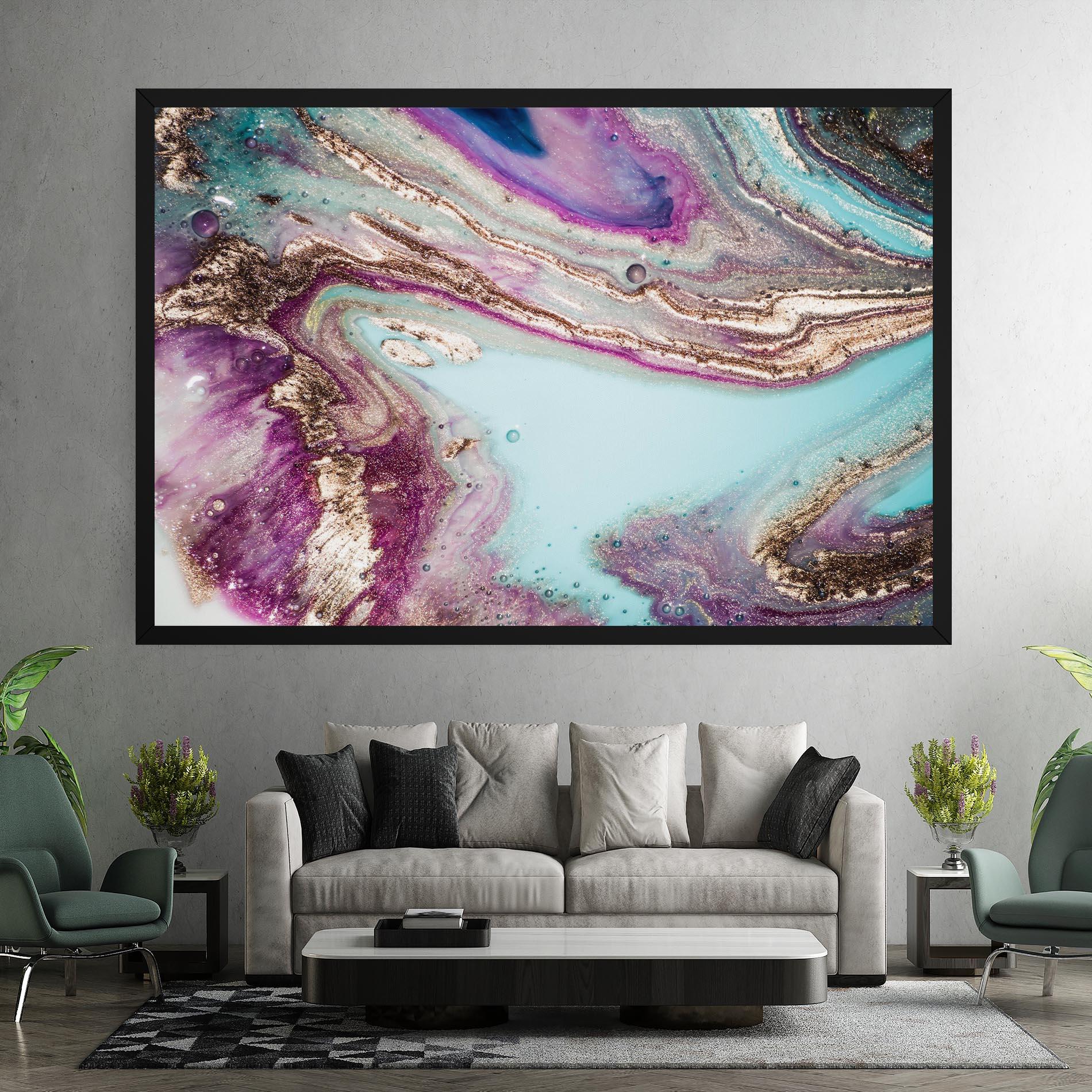 Vászonkép Pink Marble Shades mockup 7