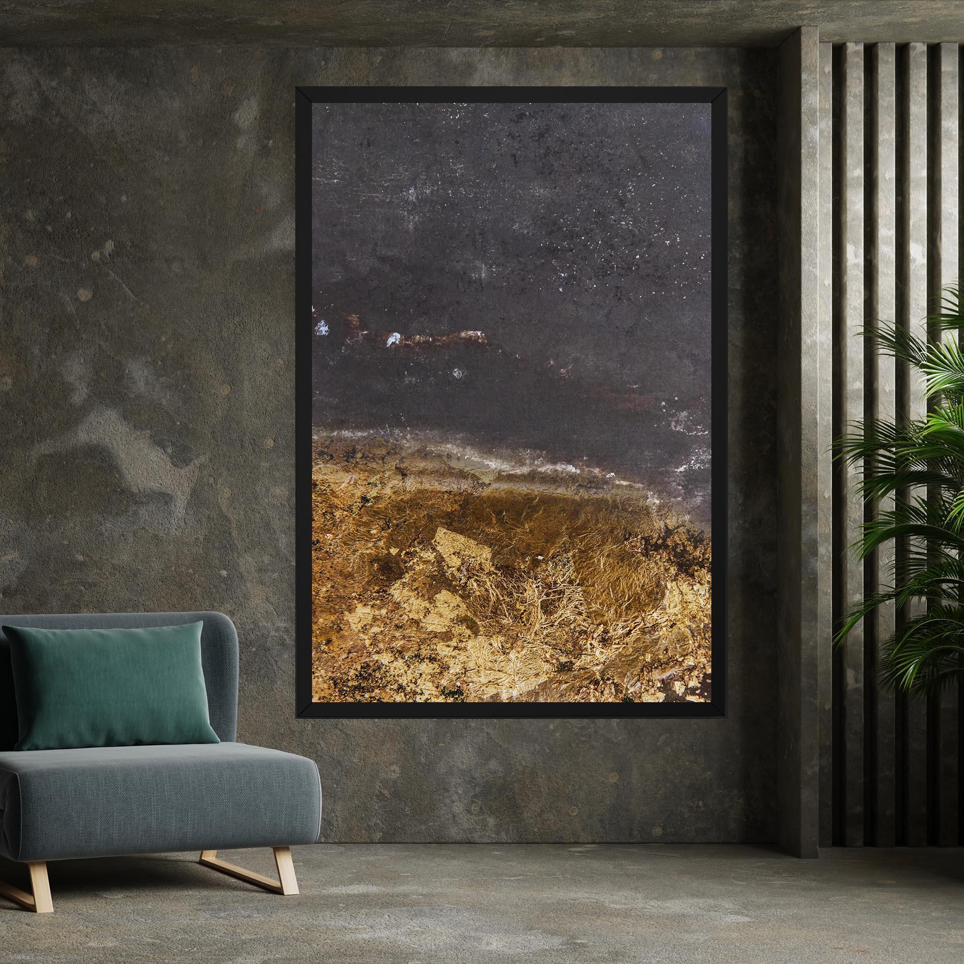 Vászonkép Gold Dark Grey mockup 7