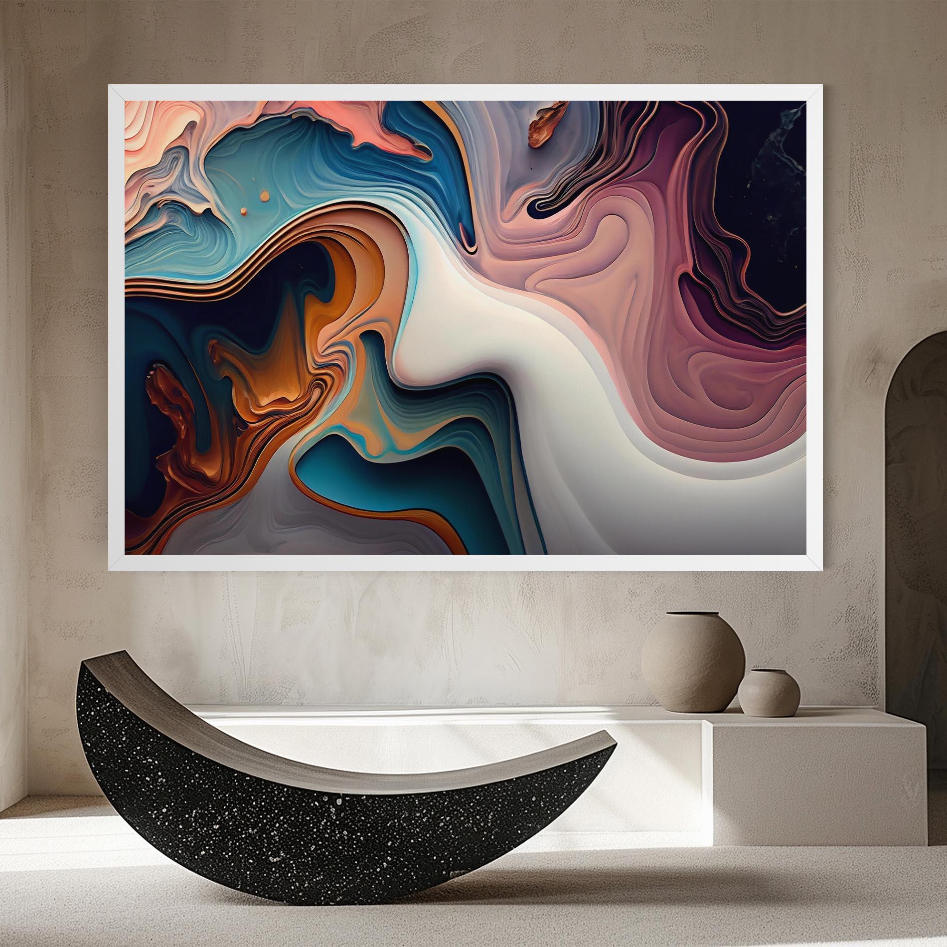 Vászonkép Mixed Colors Marble mockup 8