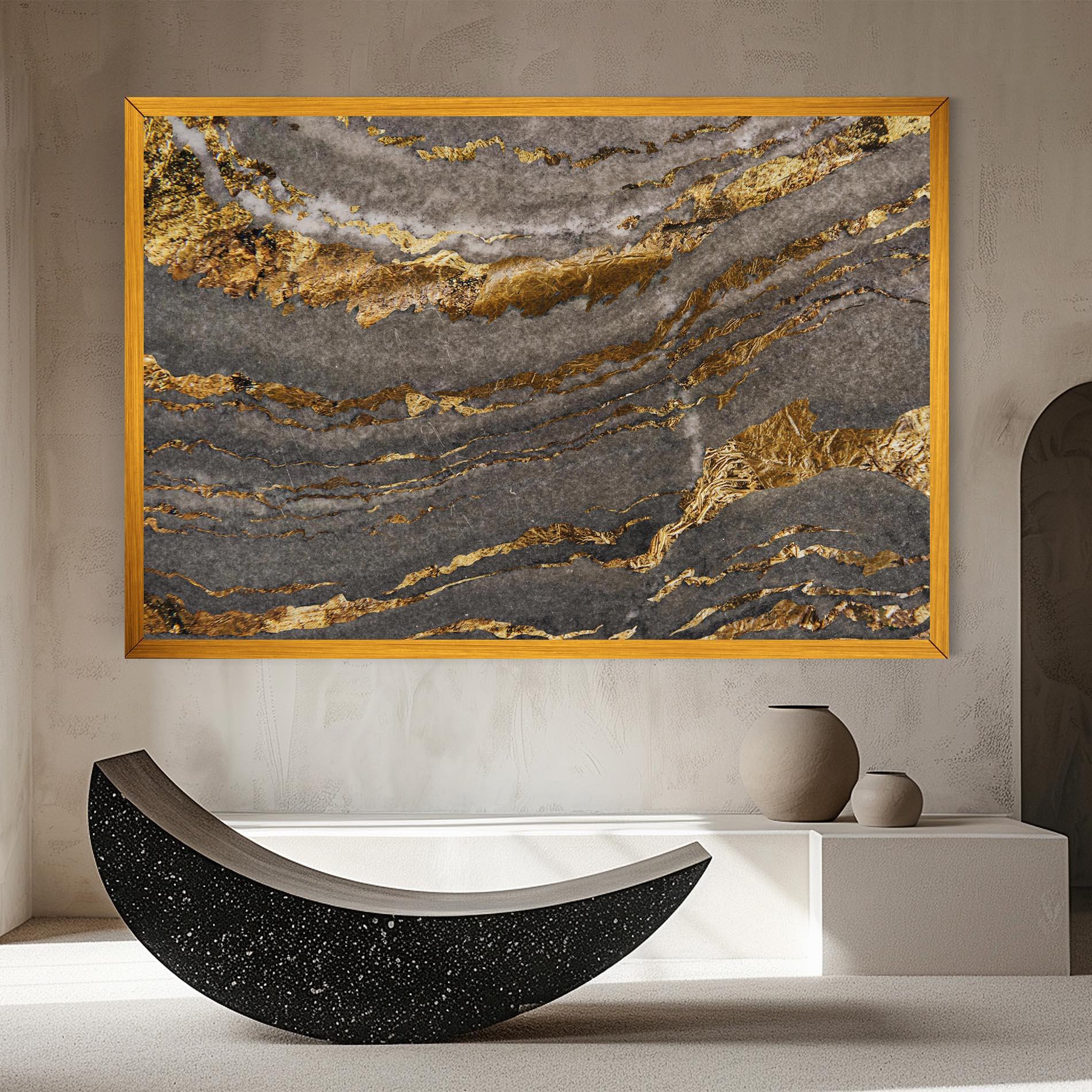 Vászonkép Dark Colden Grey mockup 8