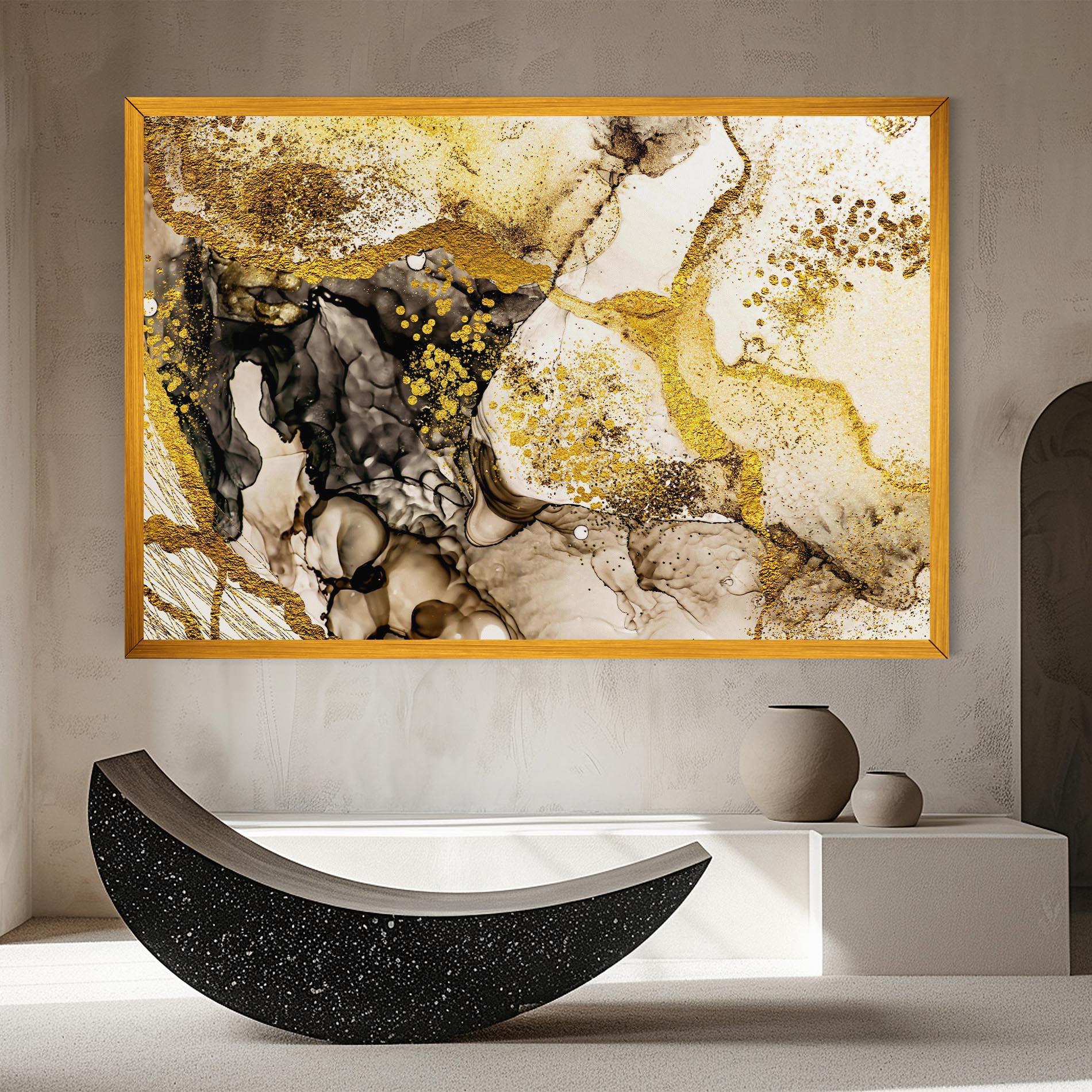 Vászonkép Golden Sand mockup 8