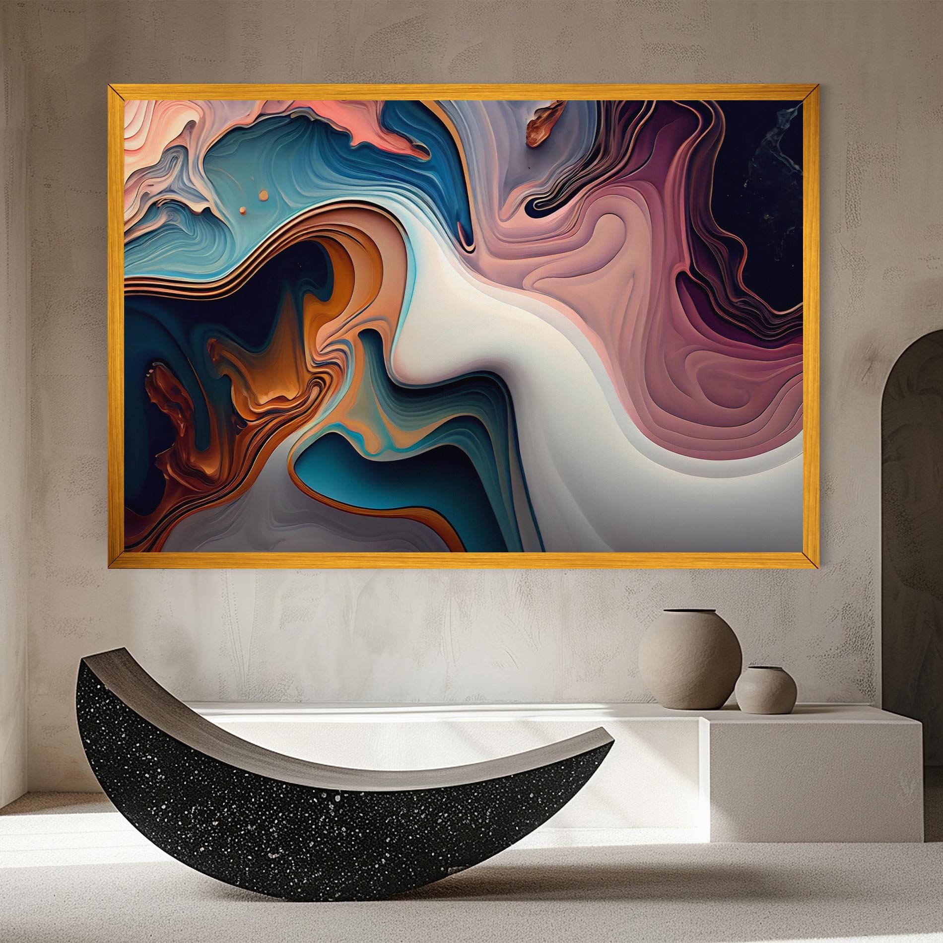 Vászonkép Mixed Colors Marble mockup 8