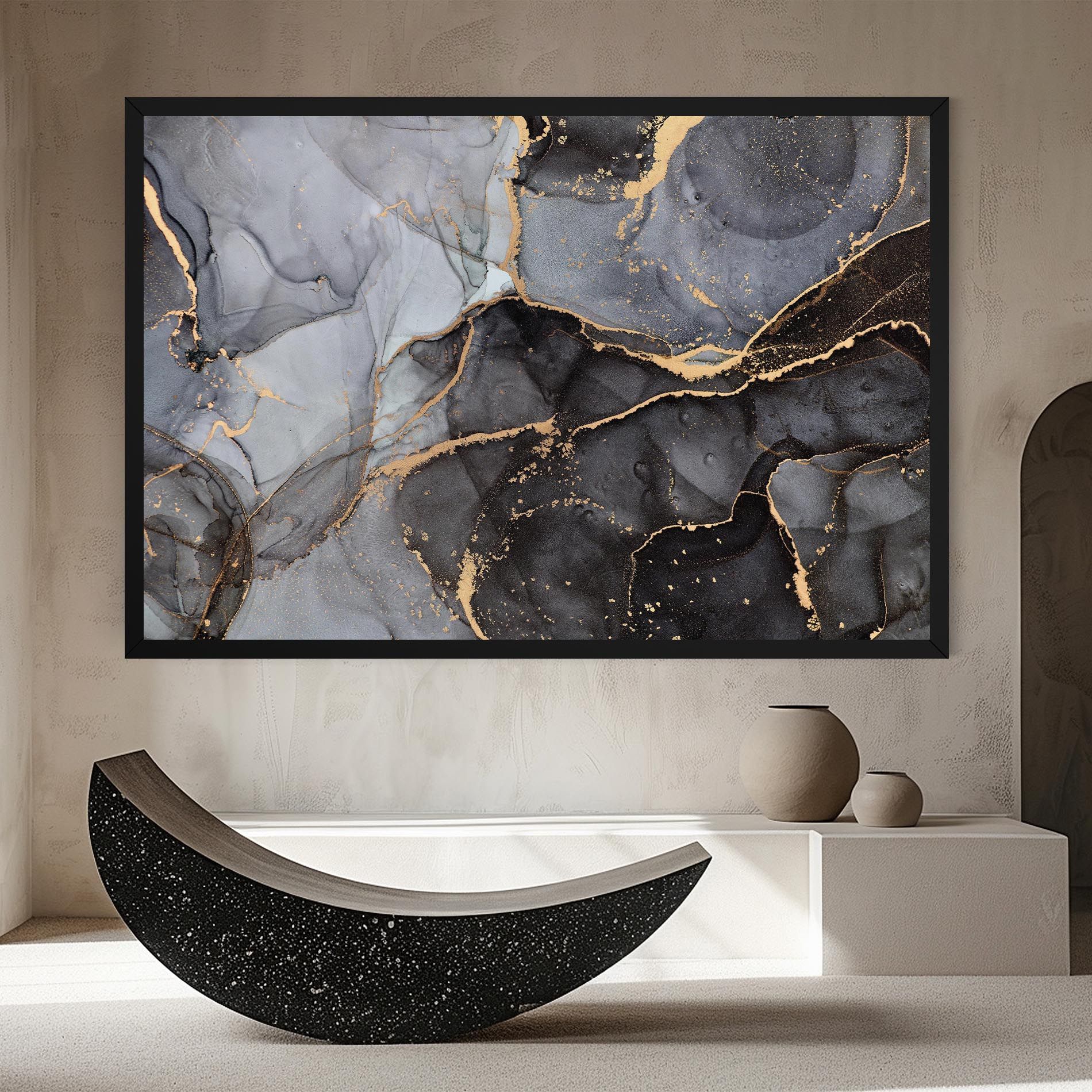 Abstract Marble mockup 8