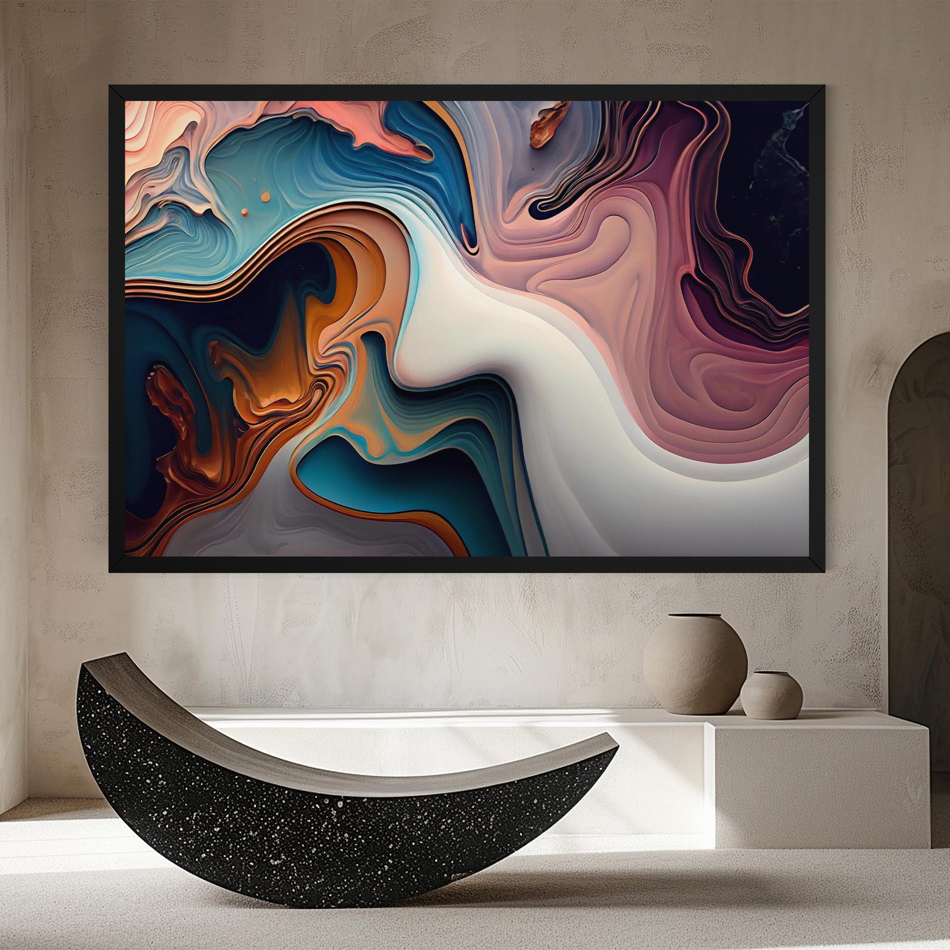 Vászonkép Mixed Colors Marble mockup 8