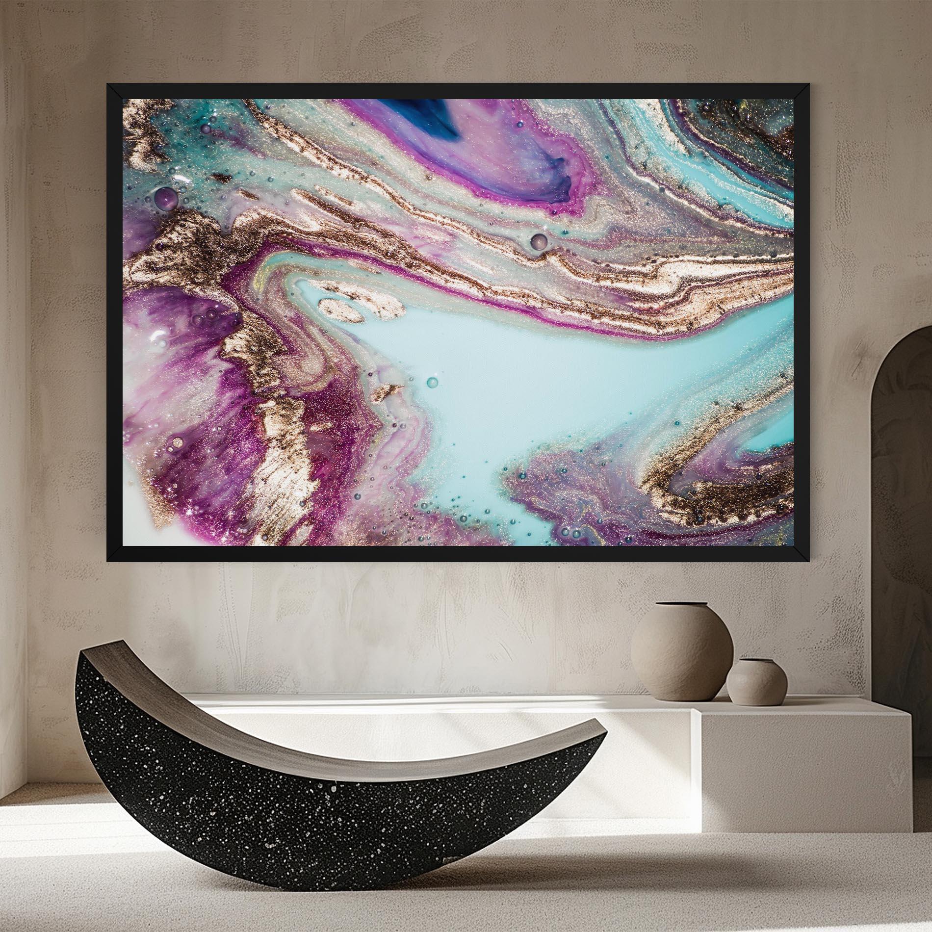 Vászonkép Pink Marble Shades mockup 8