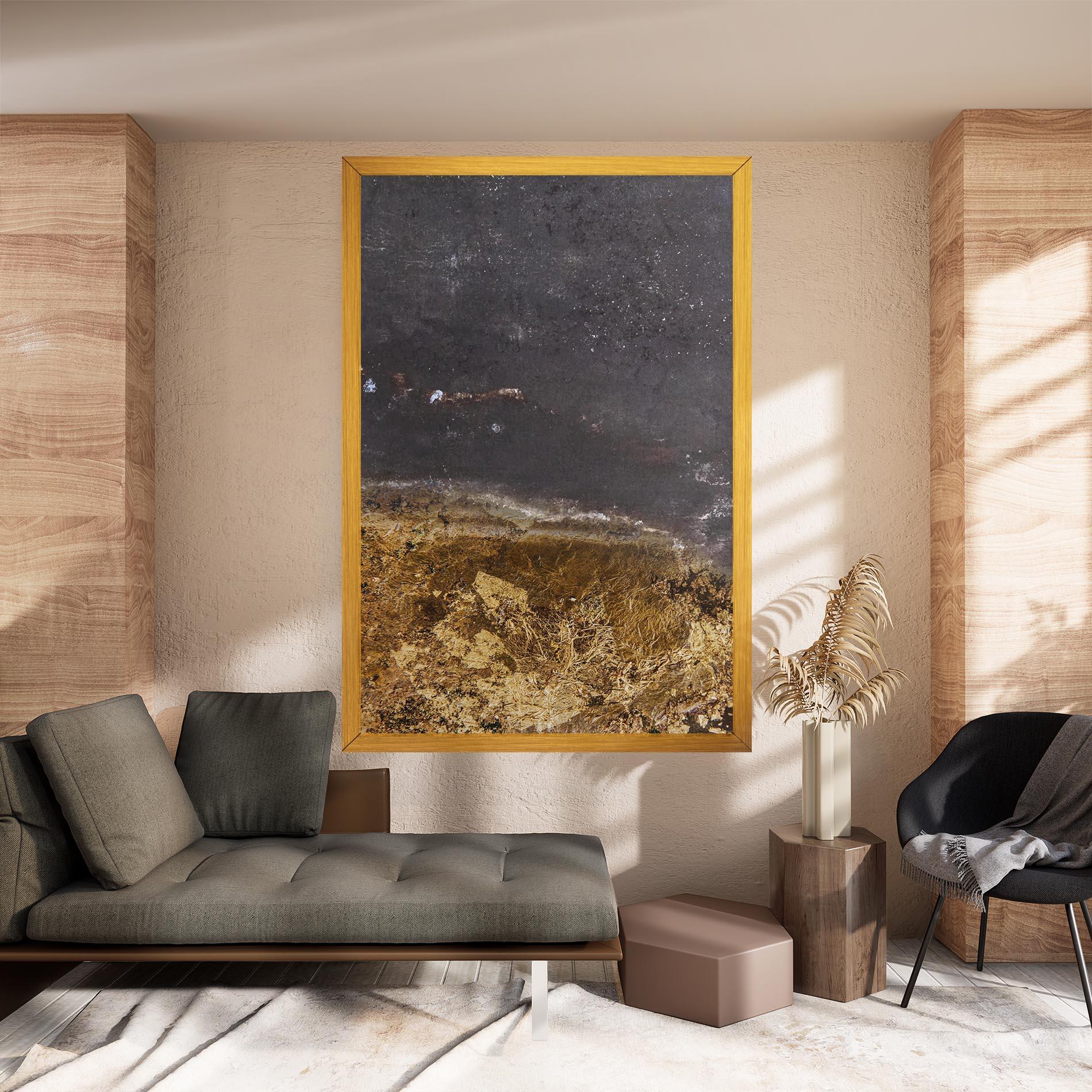 Vászonkép Gold Dark Grey mockup 8