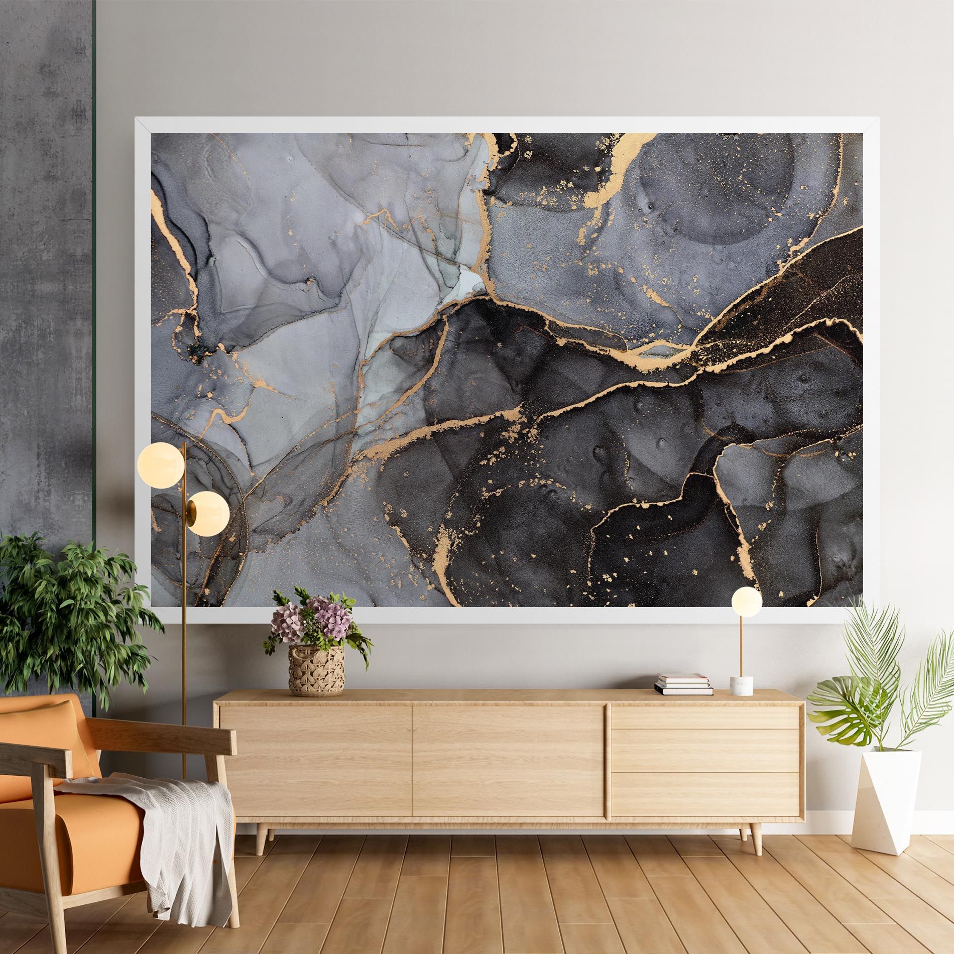 Abstract Marble mockup 9