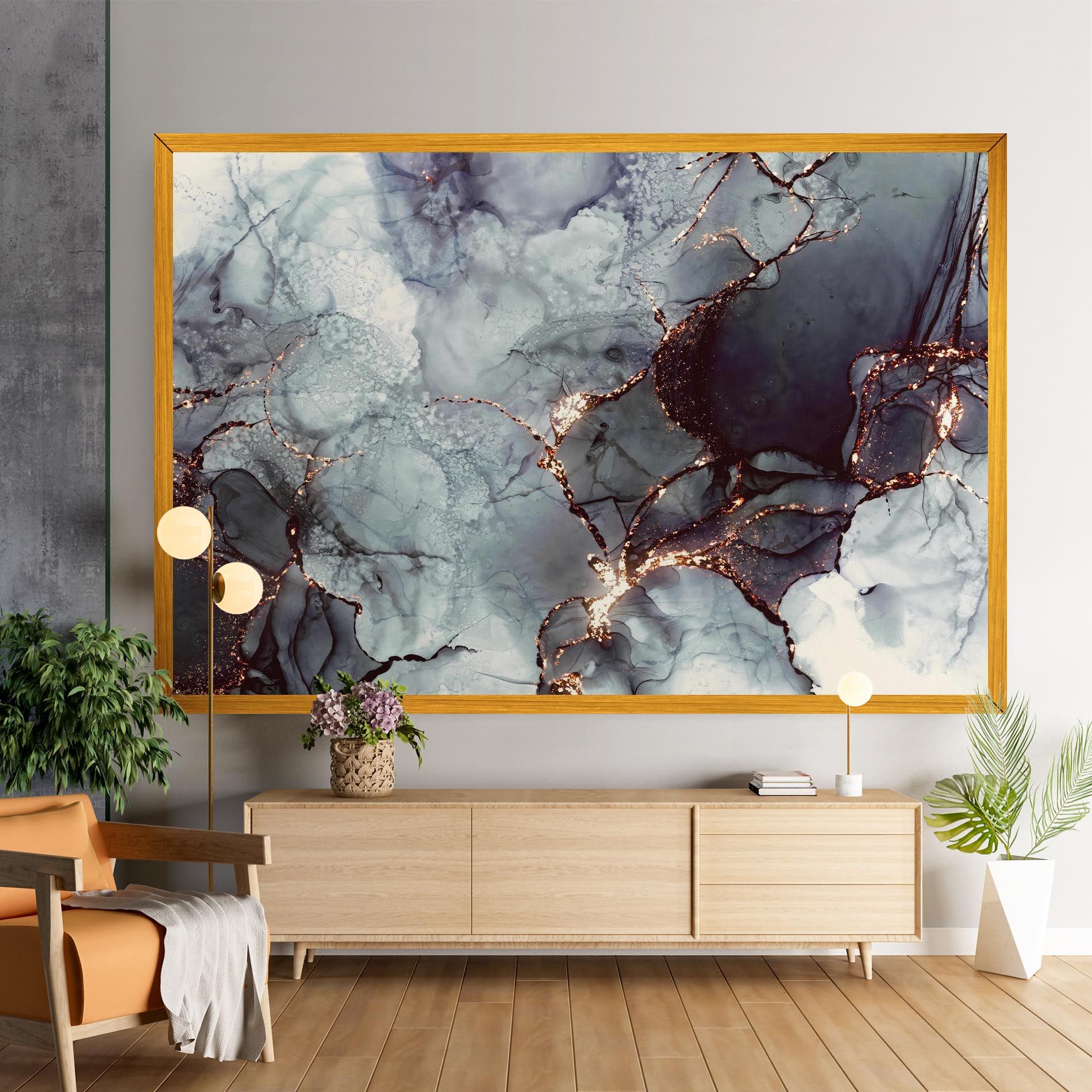 Abstract Gold Path mockup 9