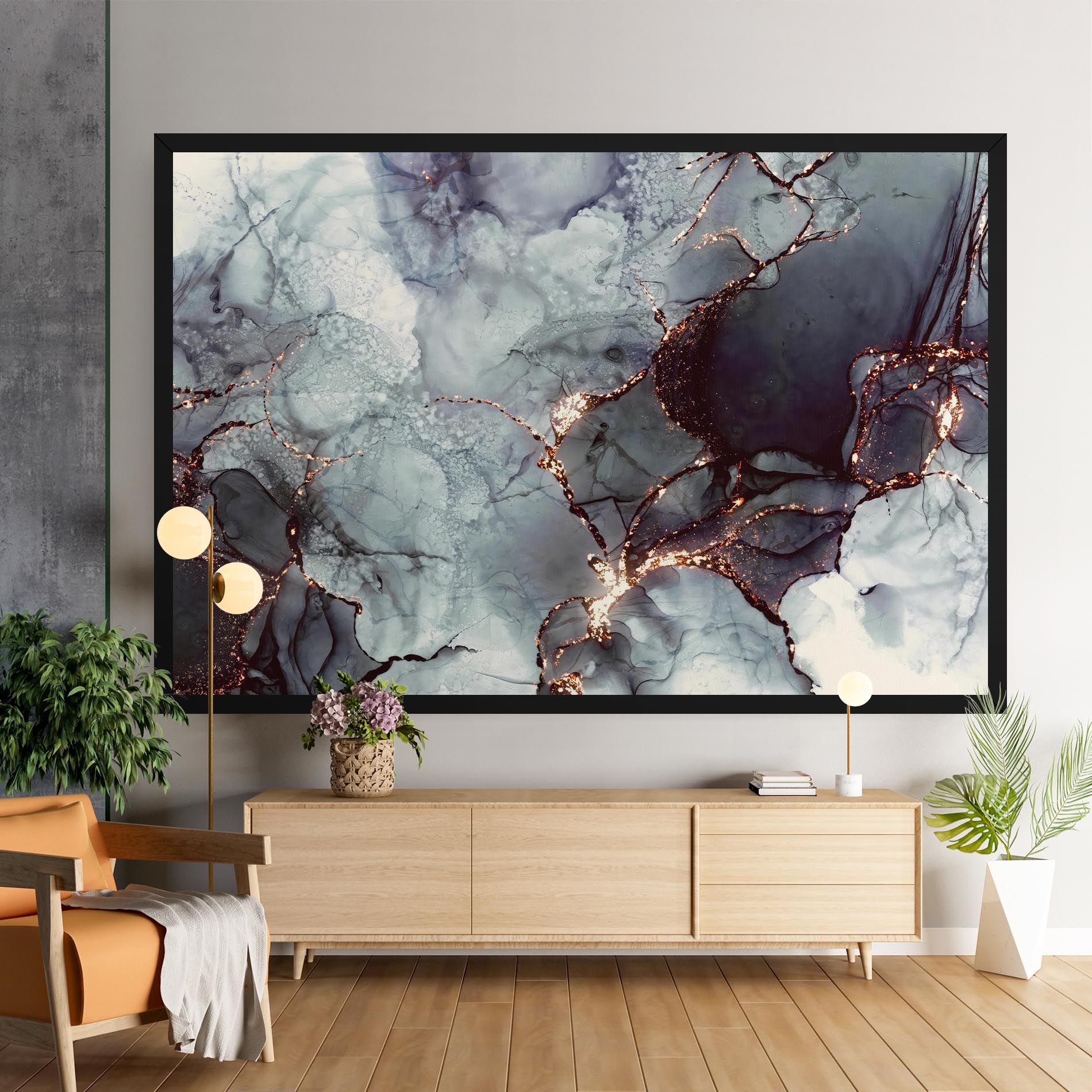 Abstract Gold Path mockup 9