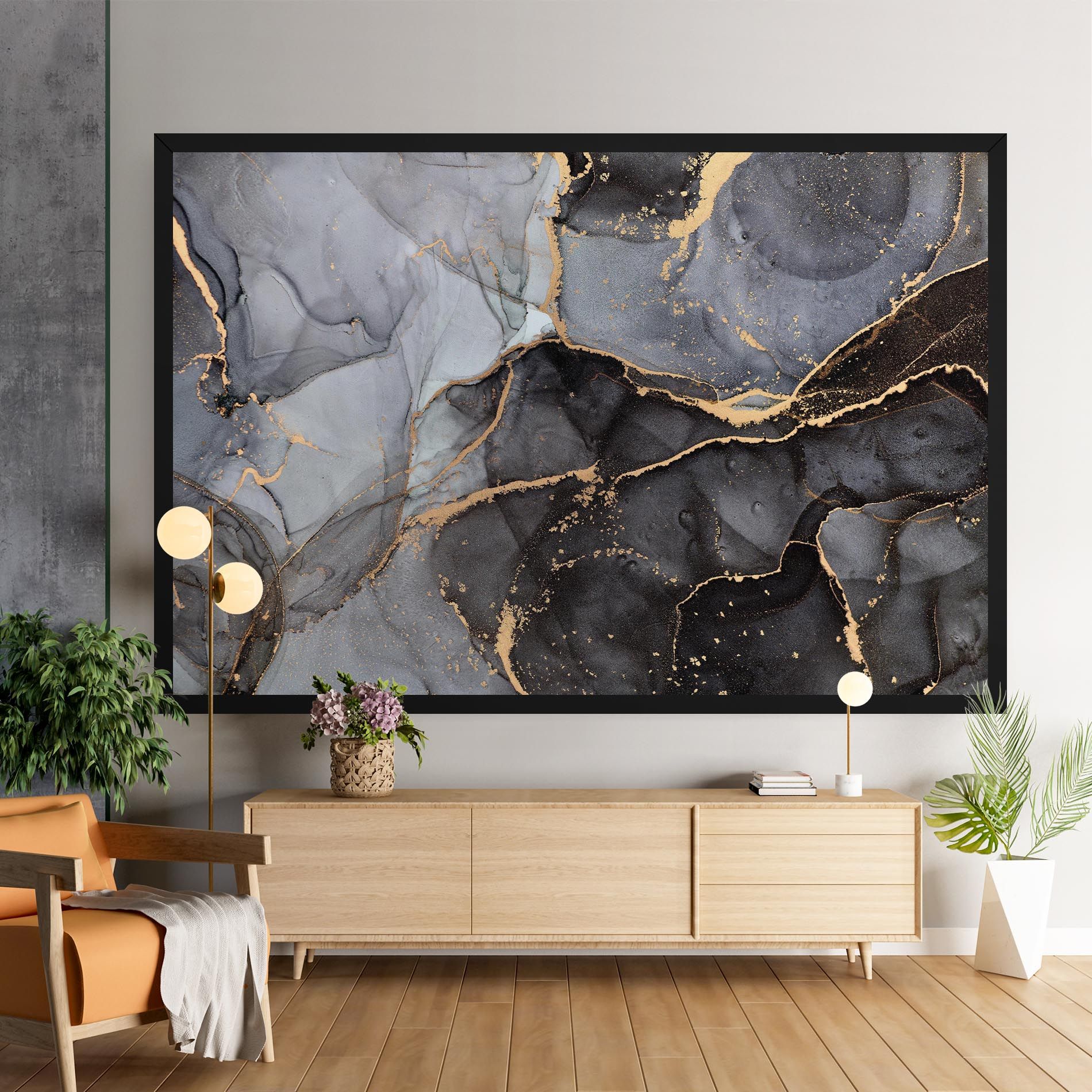 Abstract Marble mockup 9