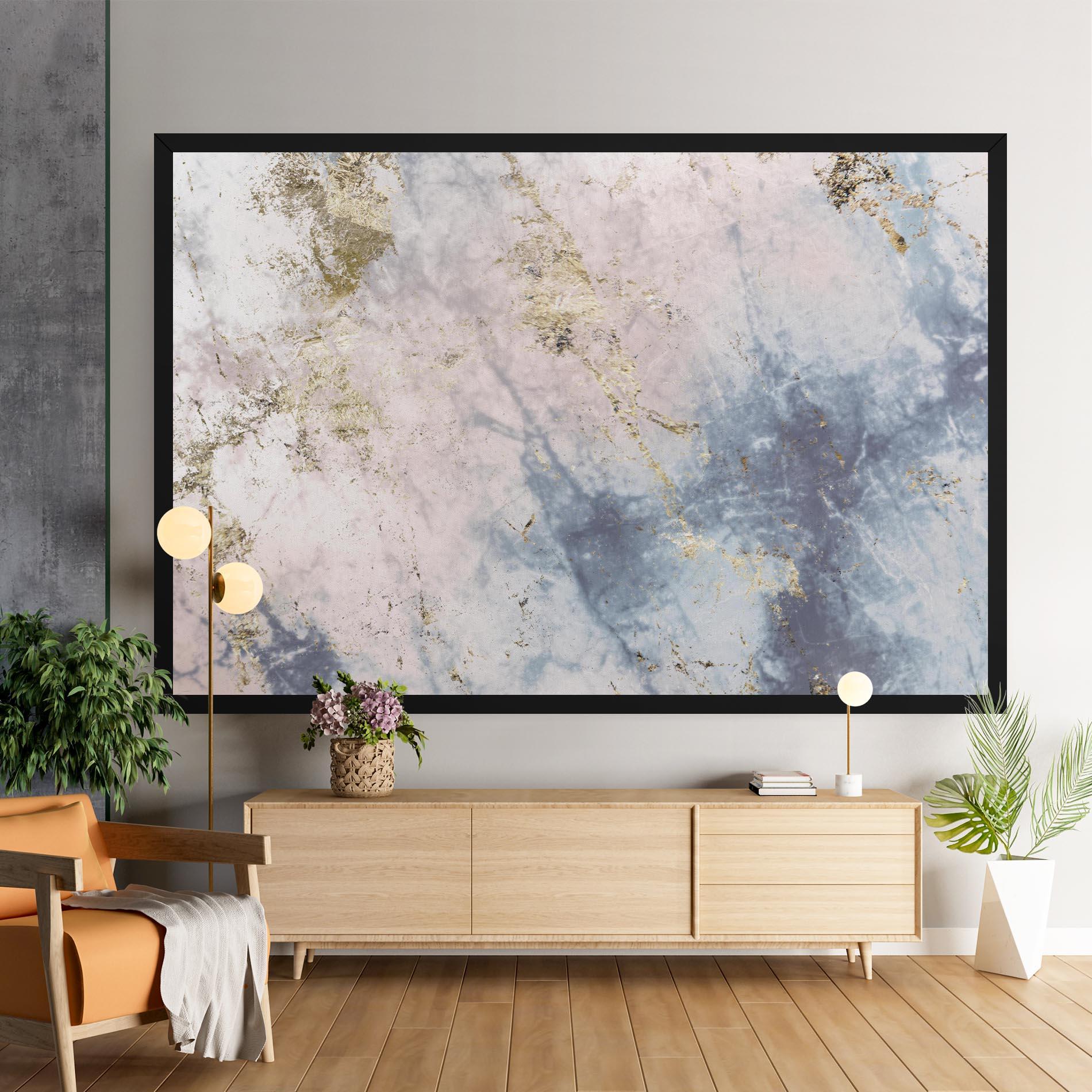 Vászonkép Pink Blue Marble mockup 9