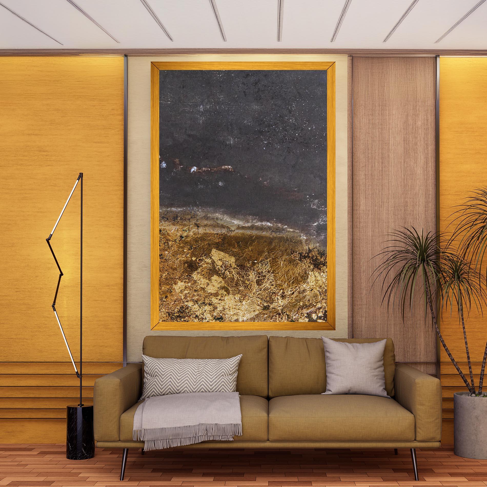 Vászonkép Gold Dark Grey mockup 9