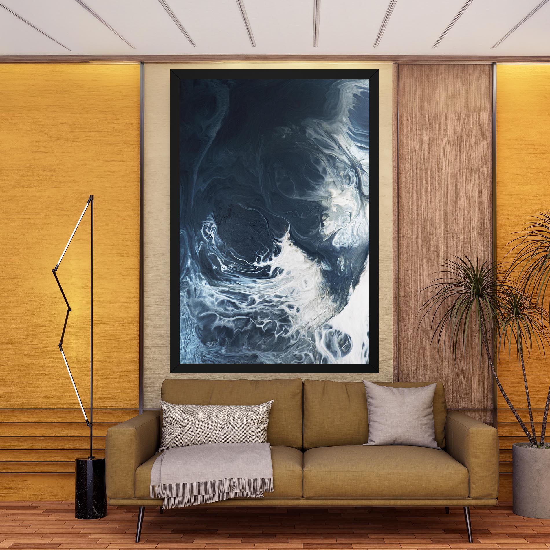 Dark Blue Wave mockup 9