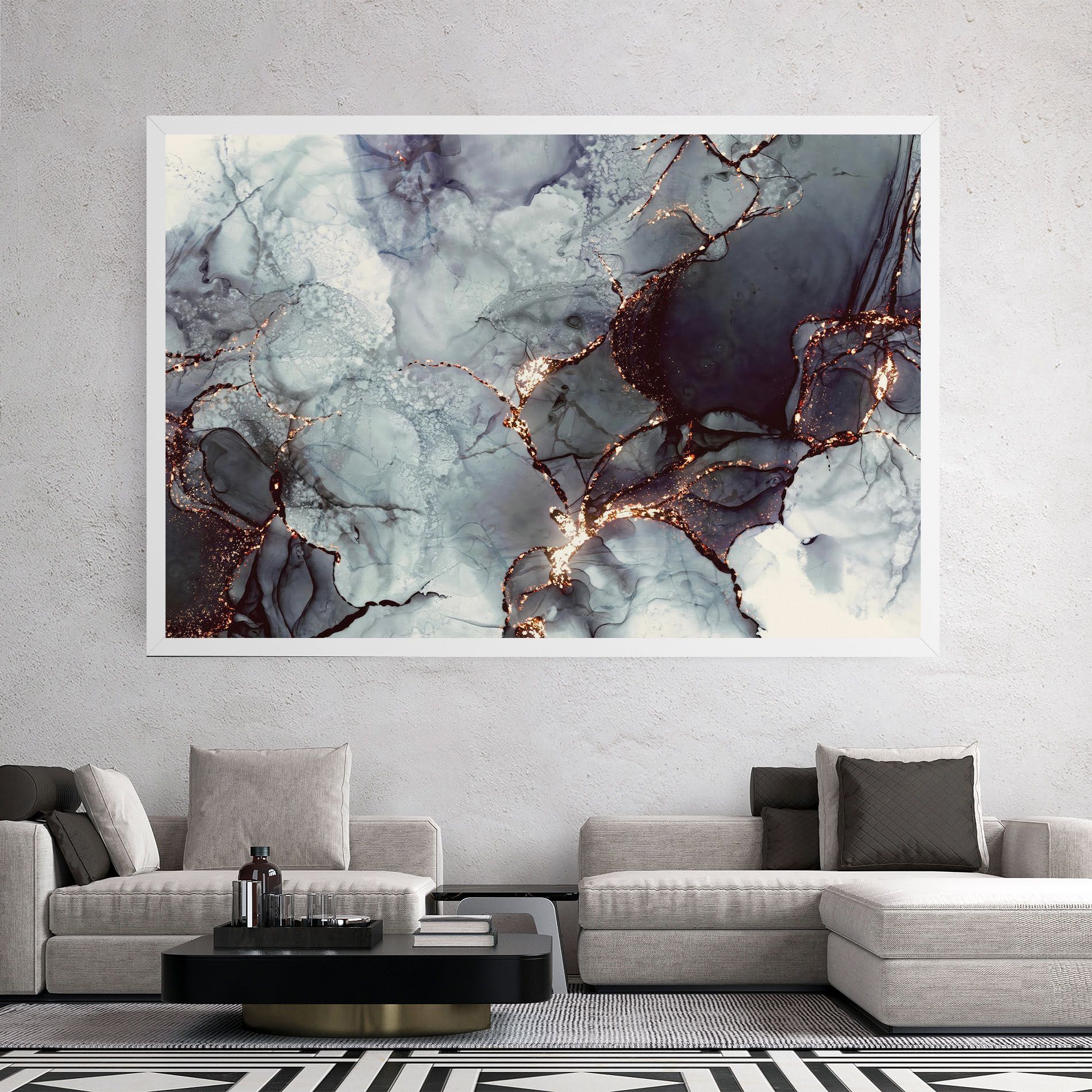 Abstract Gold Path mockup 2