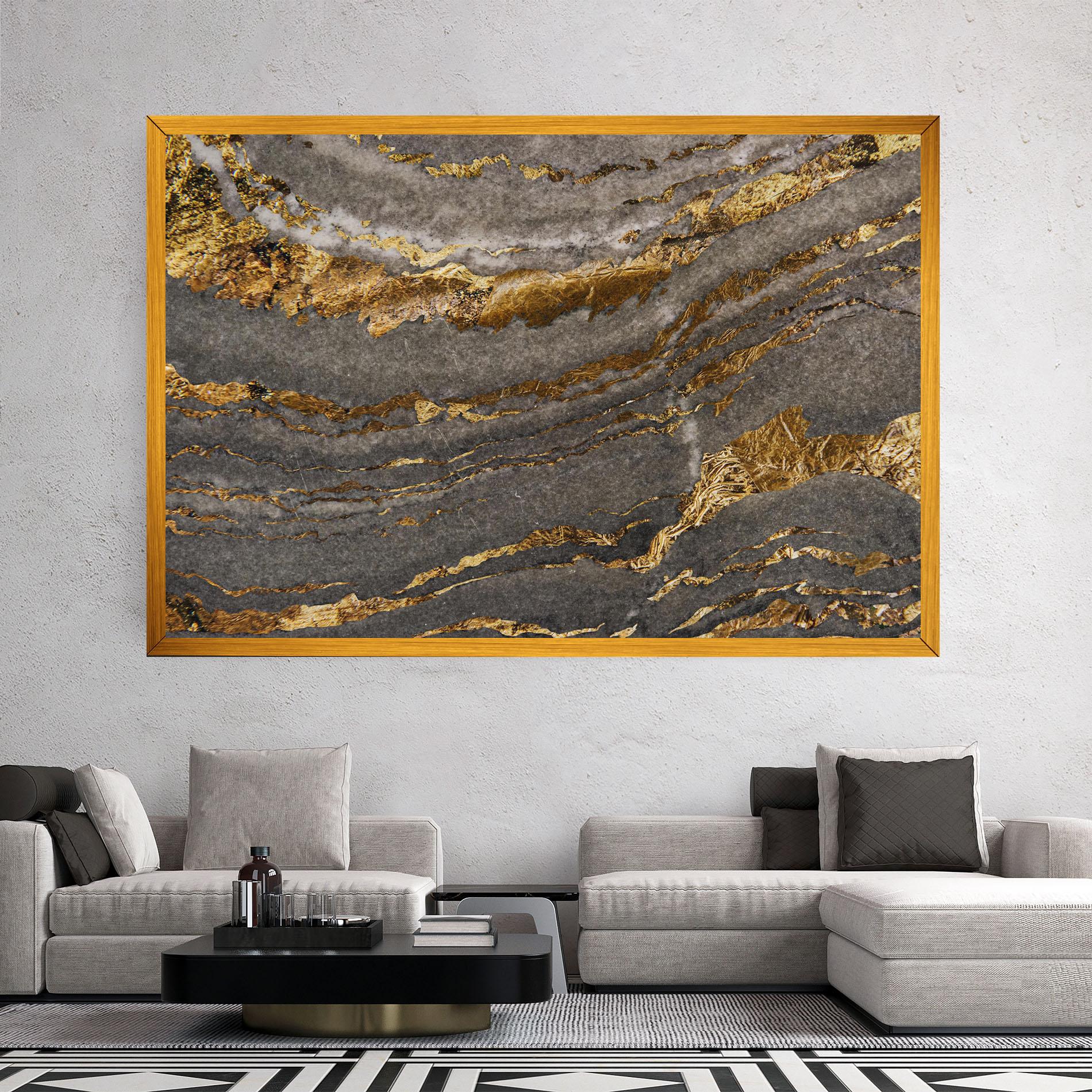 Vászonkép Dark Colden Grey mockup 2