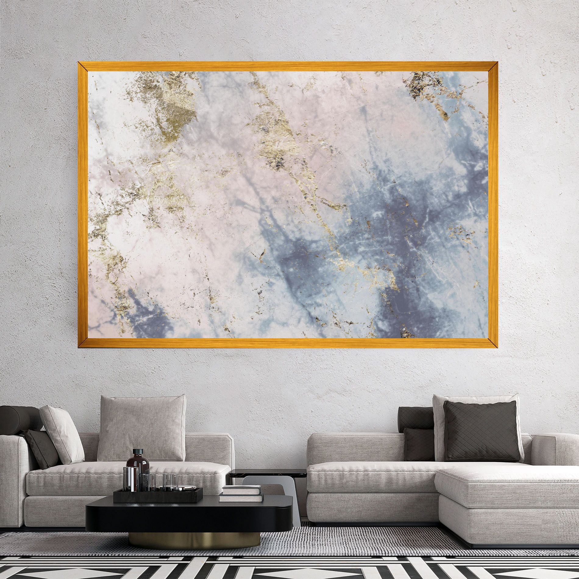 Pink Blue Marble mockup 2