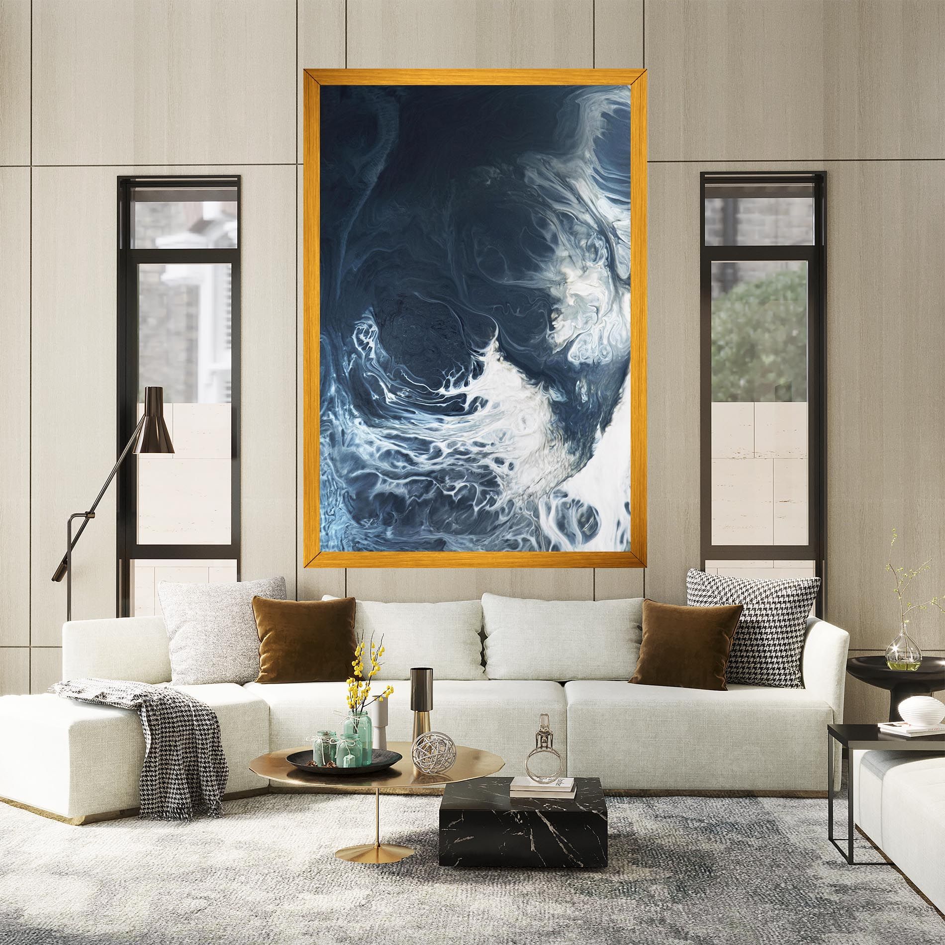 Dark Blue Wave mockup 2