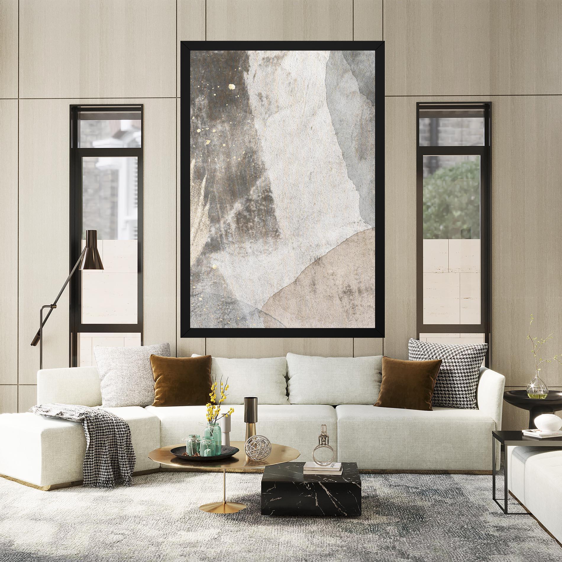 Vászonkép Light Cream Marble mockup 2