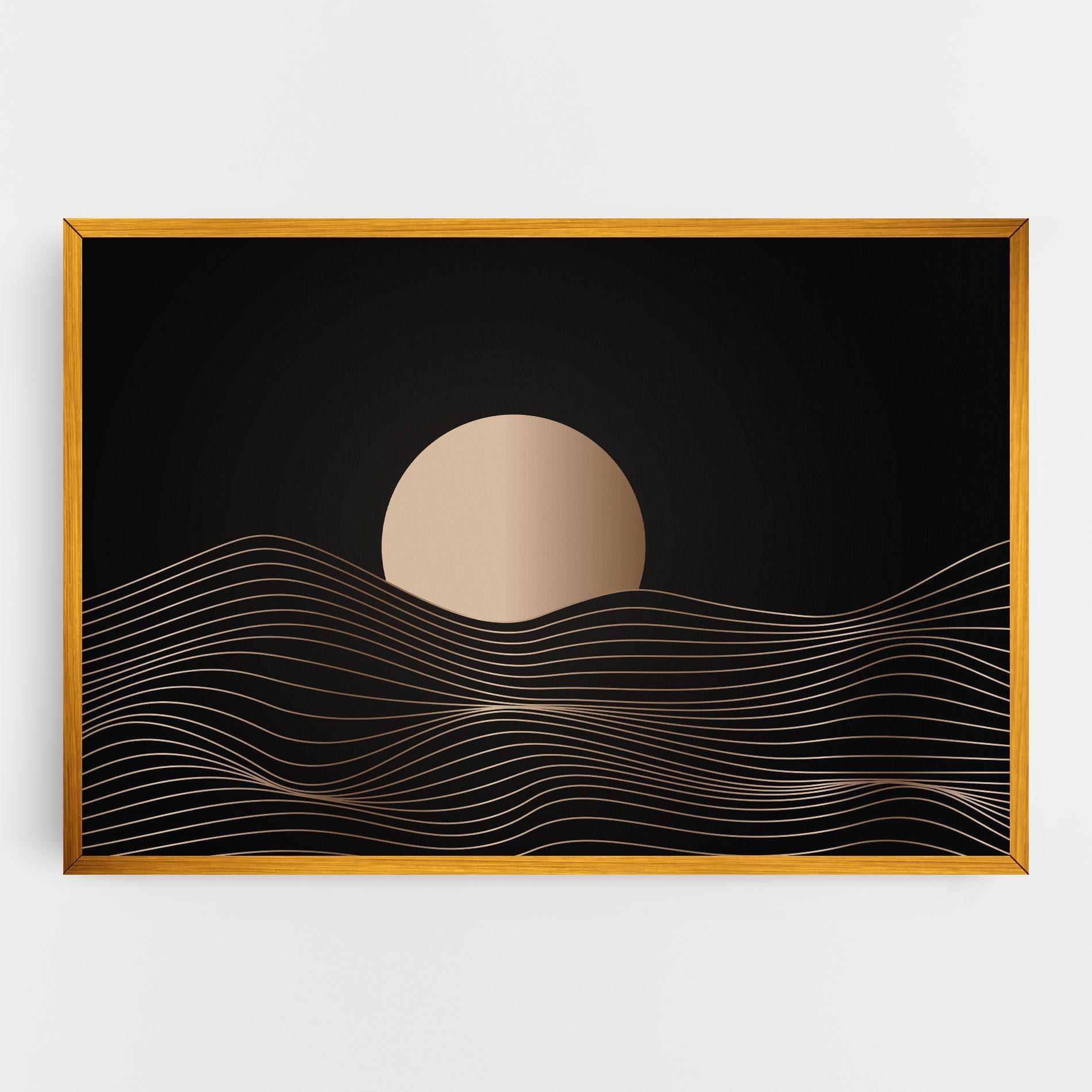 Vászonkép Cream Moon mockup 0