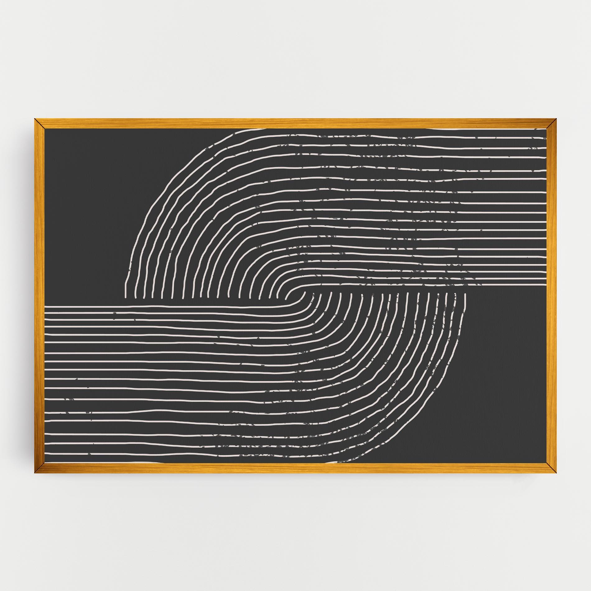 Vászonkép Minimalist Circle mockup 0