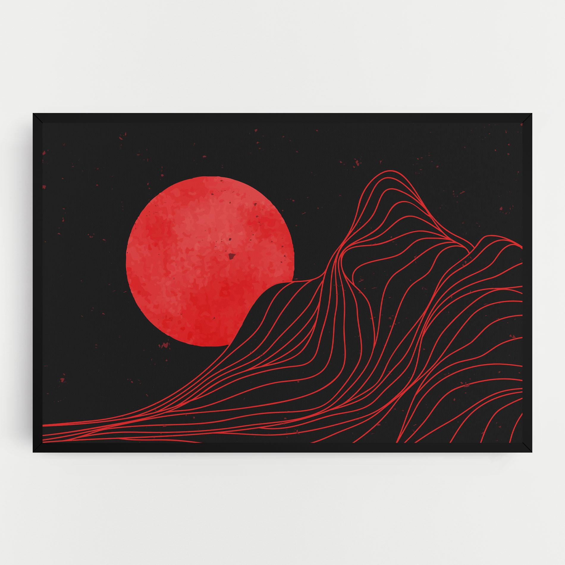 Vászonkép Bloody Moon mockup 0
