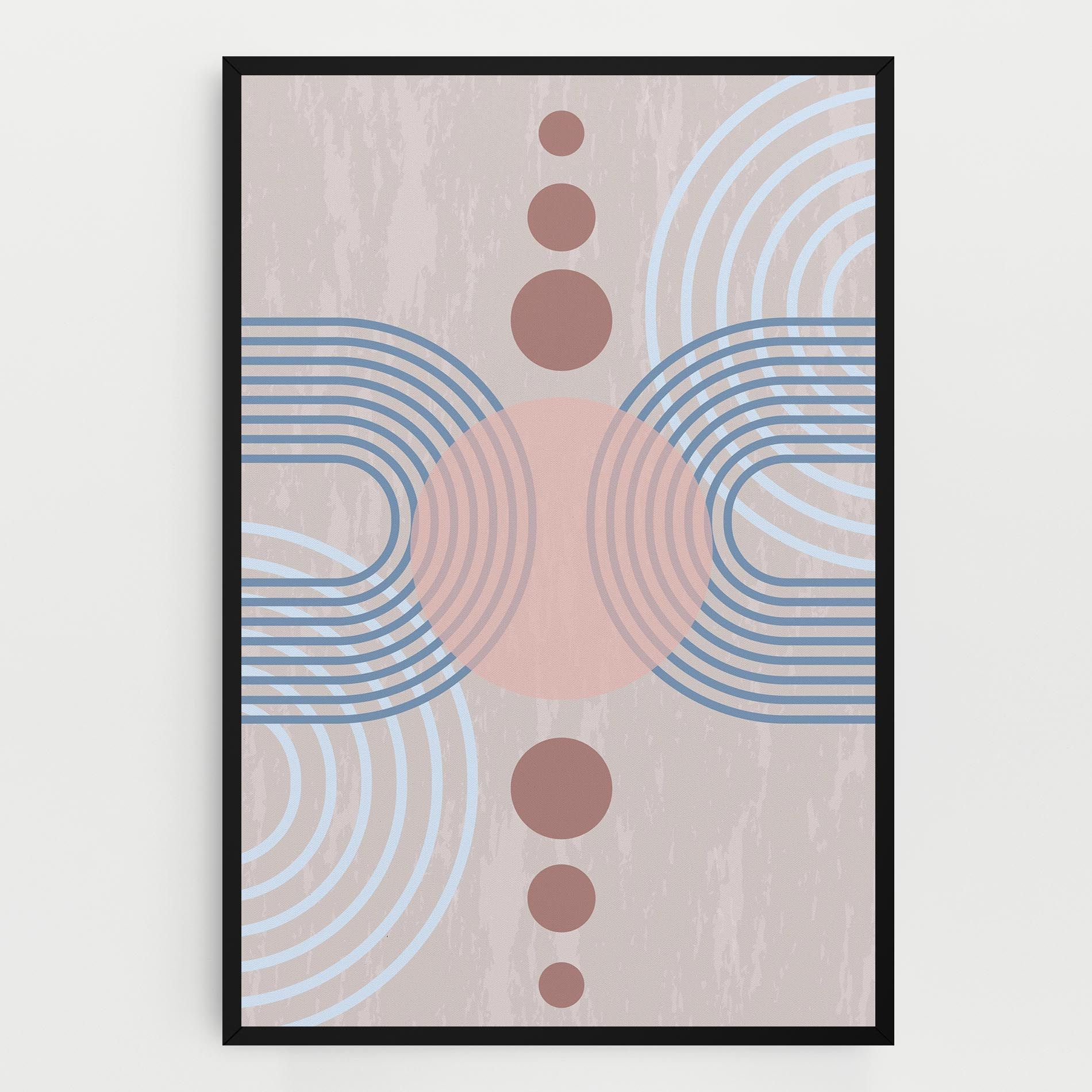 Blue Lines On Pink mockup 0