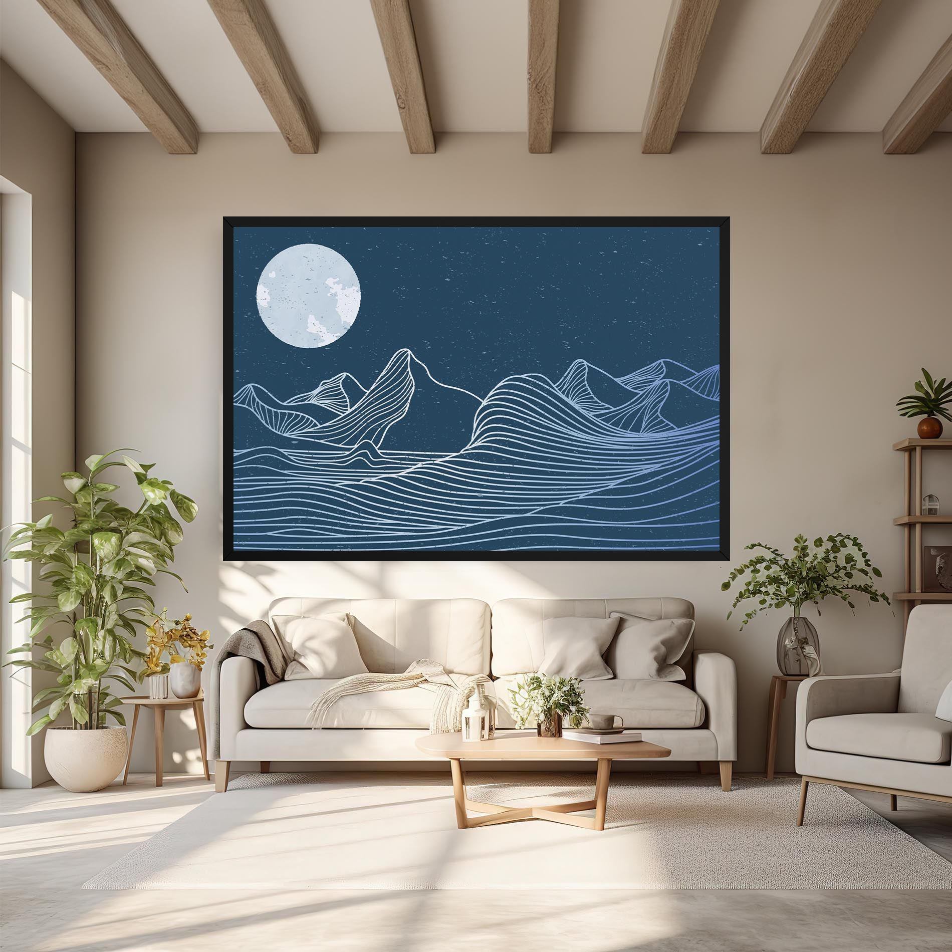 Ocean Blue Wave mockup 6